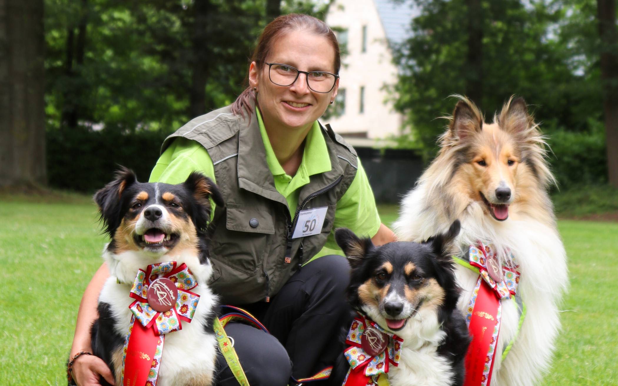  Nina Koch kann sich ein Leben ohne Hunde gar nicht mehr vorstellen. 