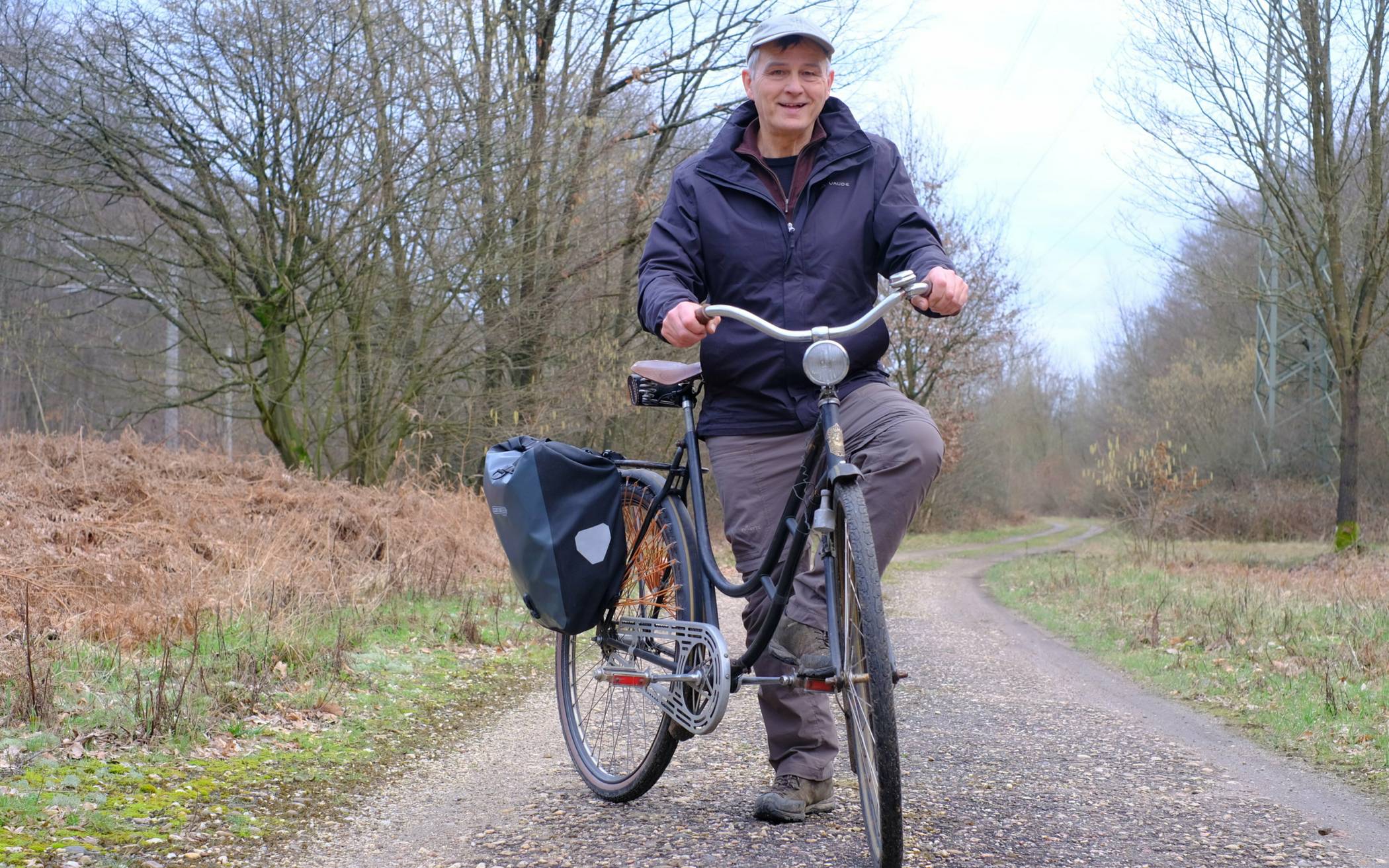 Klaus Lüttgen ist für seine bemerkenswerten Radtouren durch die Republik bekannt.