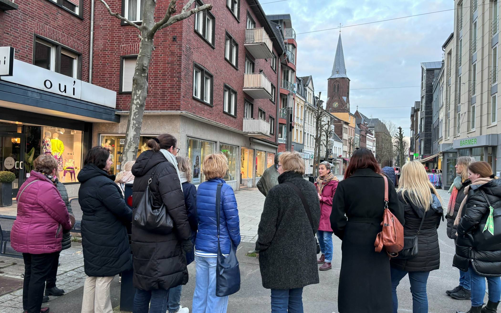  Eine Stadtführung durch Grevenbroich bot Stadtführerin Anja Heling zum Internationalen Frauentag an.  