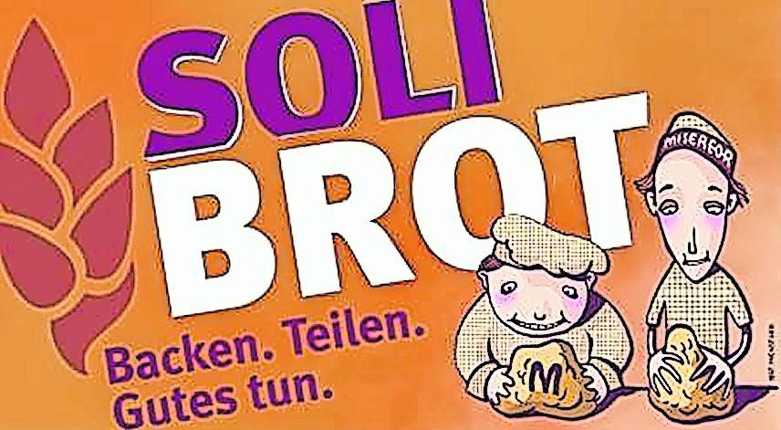 Das „Soli-Brot“ gibt es seit Aschermittwoch in vielen Bäckereien in Jüchener Kirchenverbund.