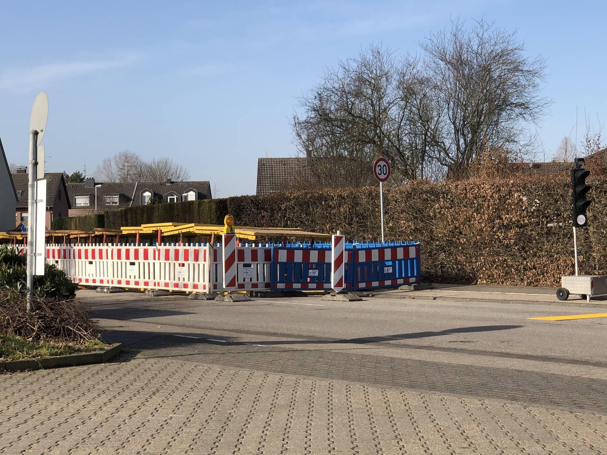 Nächster Abschnitt Umbau Deutsch-Ritter-Allee / Vollsperrung notwendig