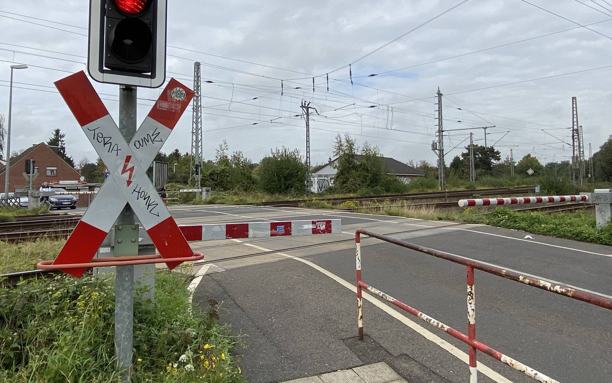  Diese Bahnübergang soll nach dem Willen der CDU beseitigt werden. 