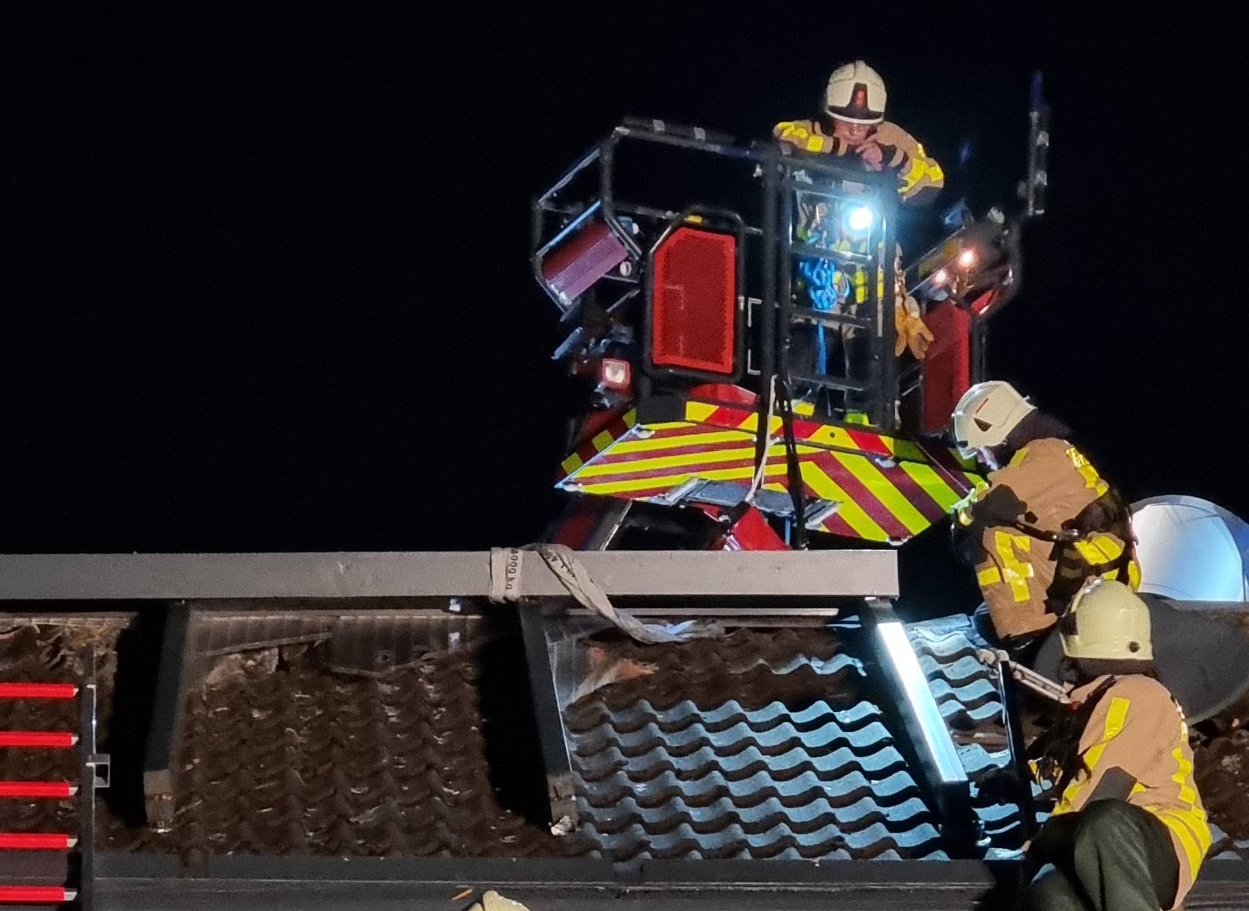 Gefährlicher Einsatz für die Feuerwehr in