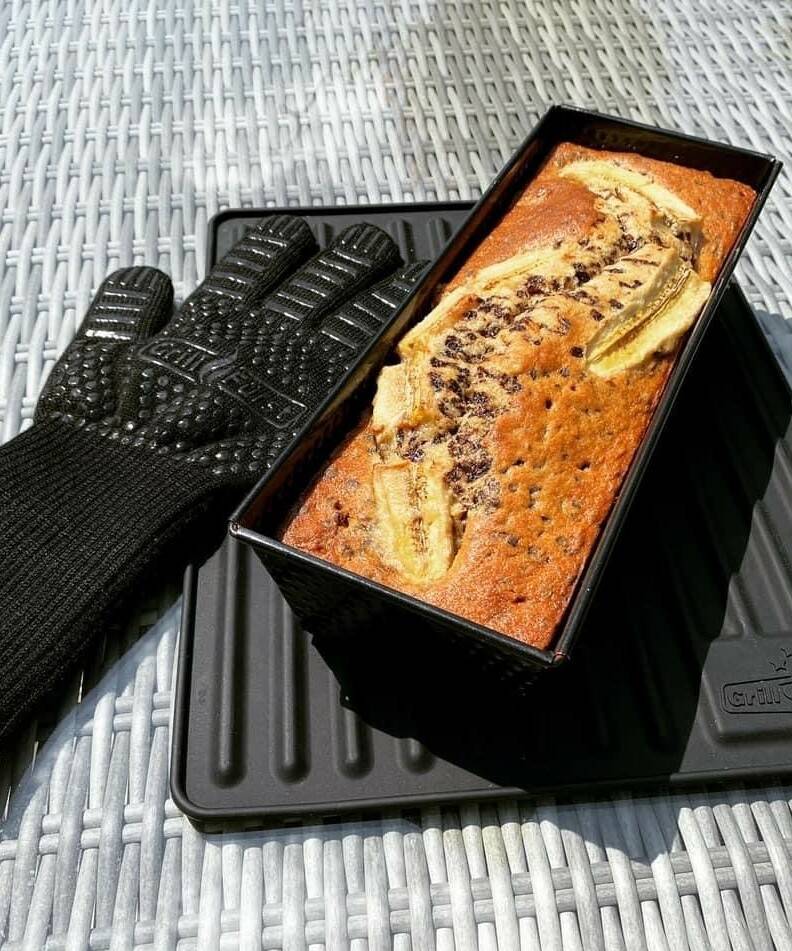  Auch gebacken wird auf dem Grill, wie dieses leckere Bananenbrot. 