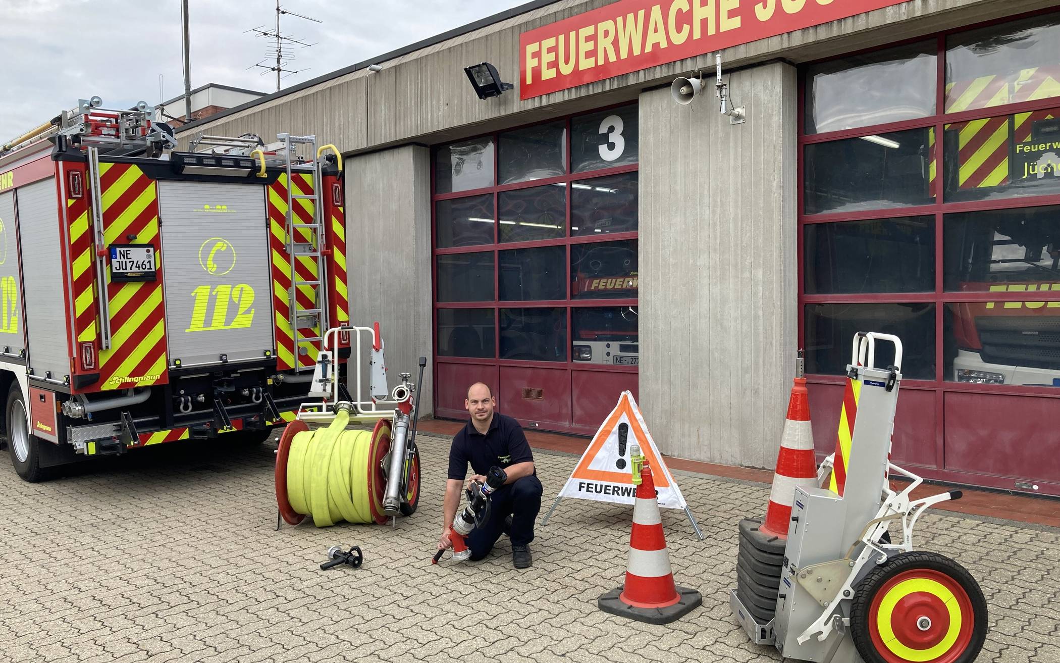  Timo Landers ist stellvertretender Stadtjugendfeuerwehrwart und hat die digitale Unterrichtsreihe mitgeplant.   