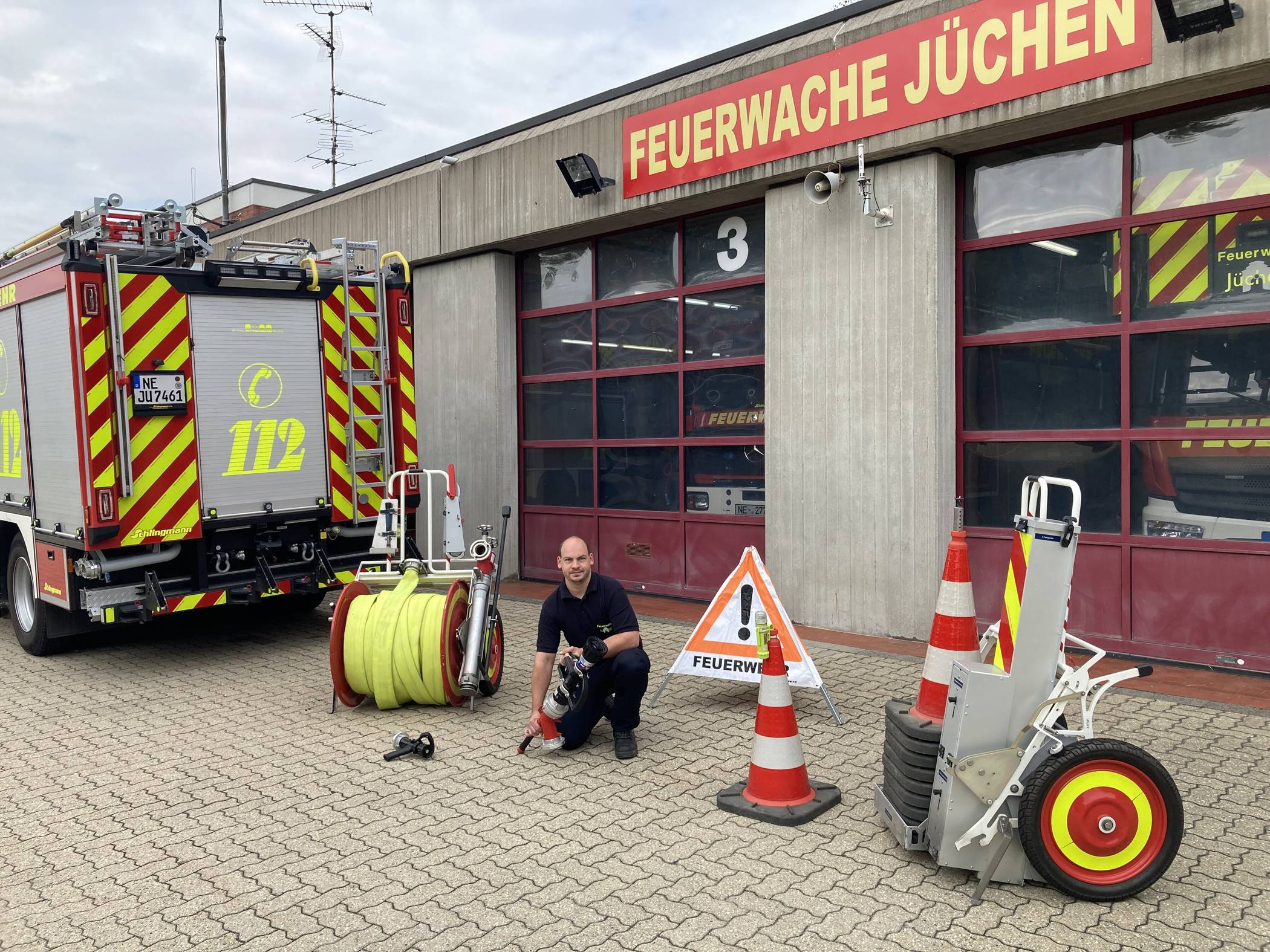  Timo Landers ist stellvertretender Stadtjugendfeuerwehrwart und hat die digitale Unterrichtsreihe mitgeplant.   