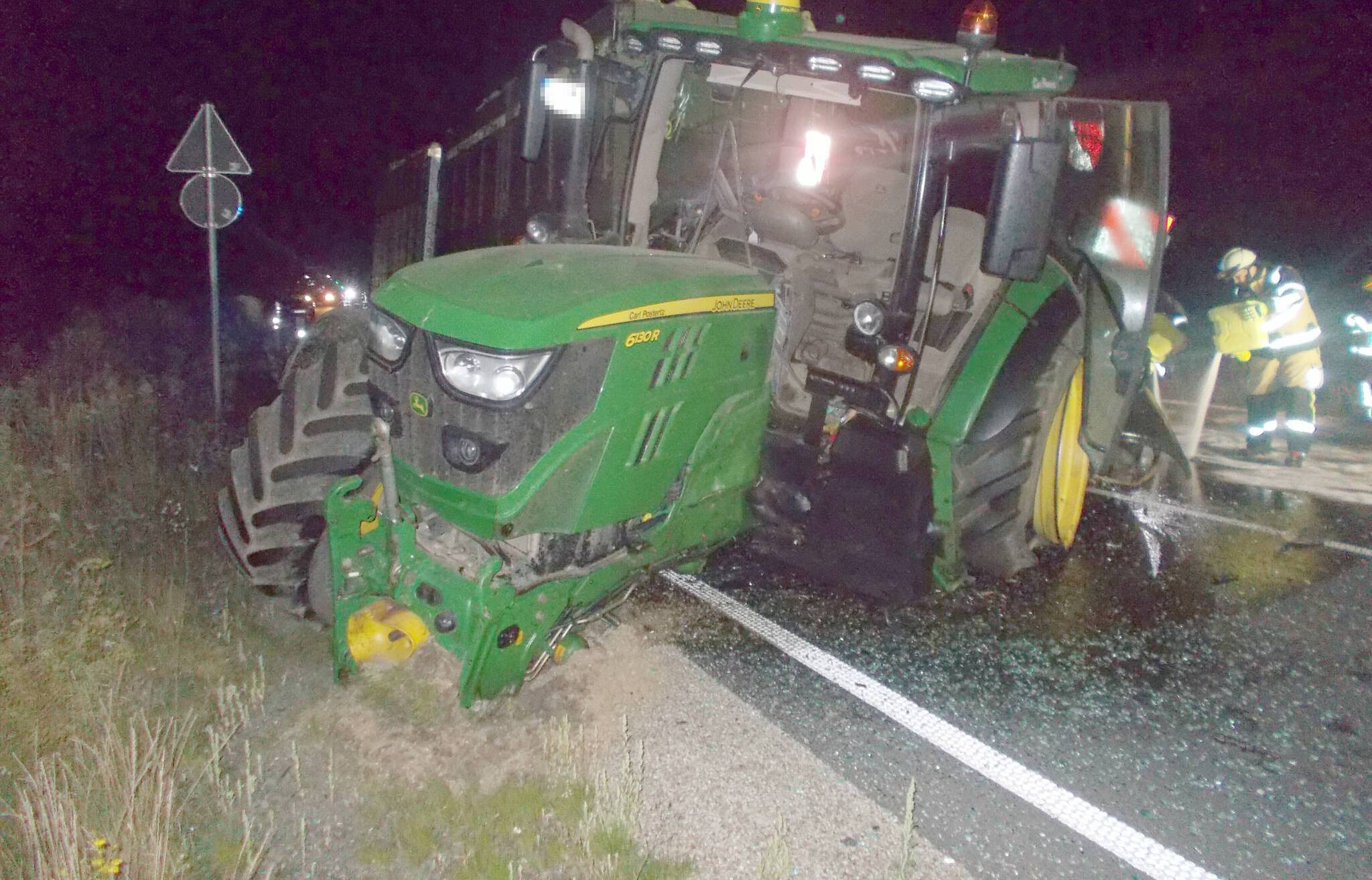 Verkehrsunfall auf der Bundesstraße 59