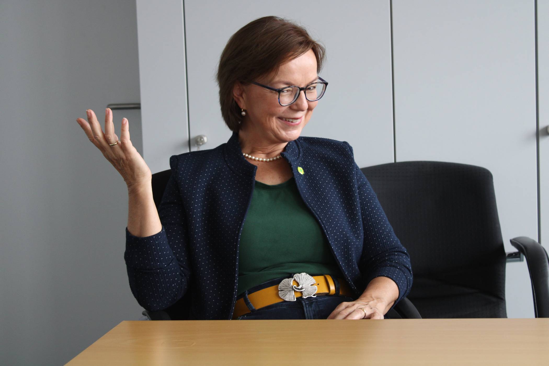  Petra Schenke, Kreistags-Abgeordnete der „Grünen“. 