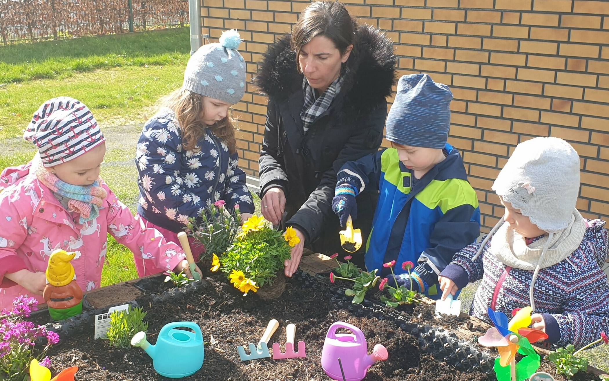 „Wir bauen Obst und Gemüse selbst an!“