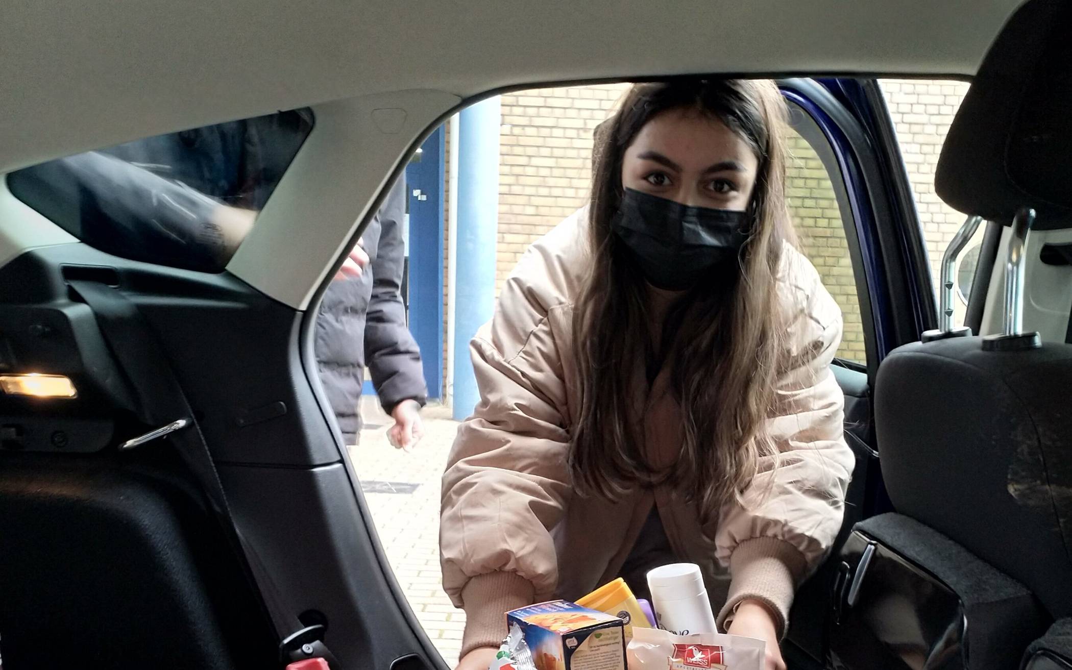  Zur Freude der Schüler sind viele Spenden zusammengekommen. 