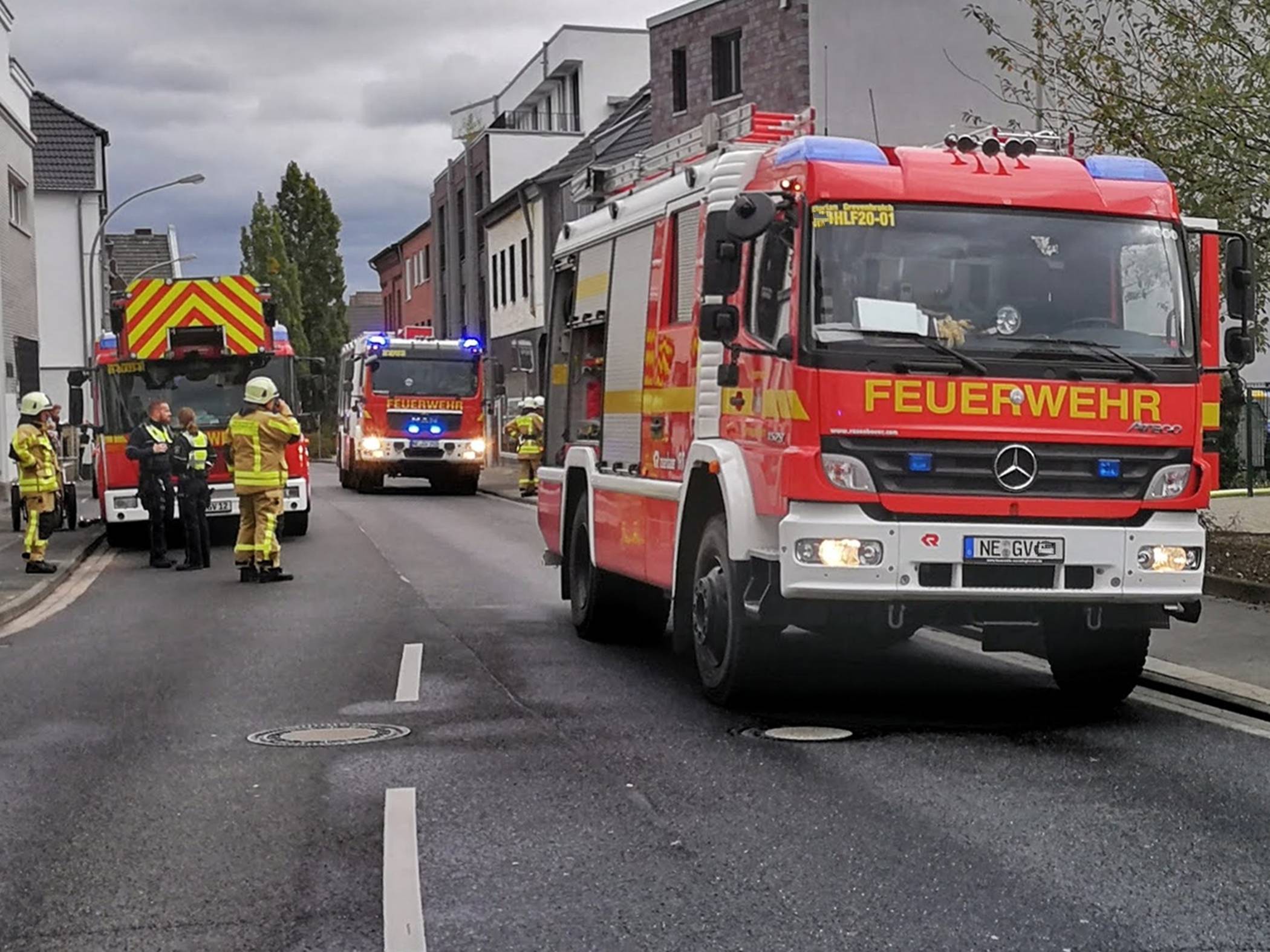  Die Feuerwehr wurde am Montag zu mehreren Einsätzen gerufen. 