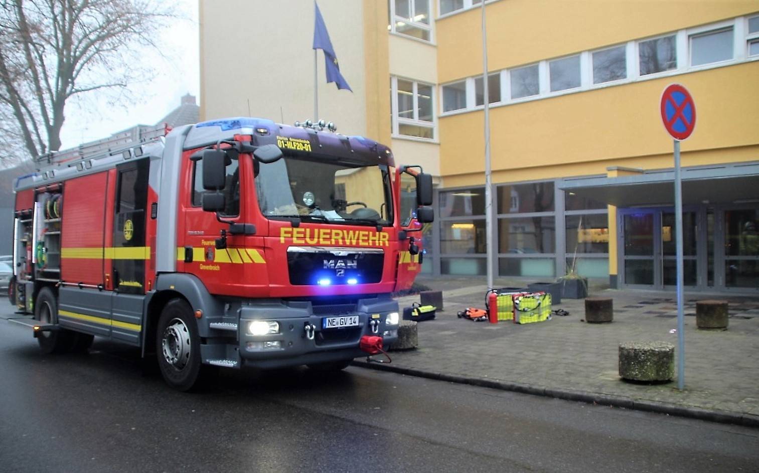  Zum Glück gab es keine Verletzten. 