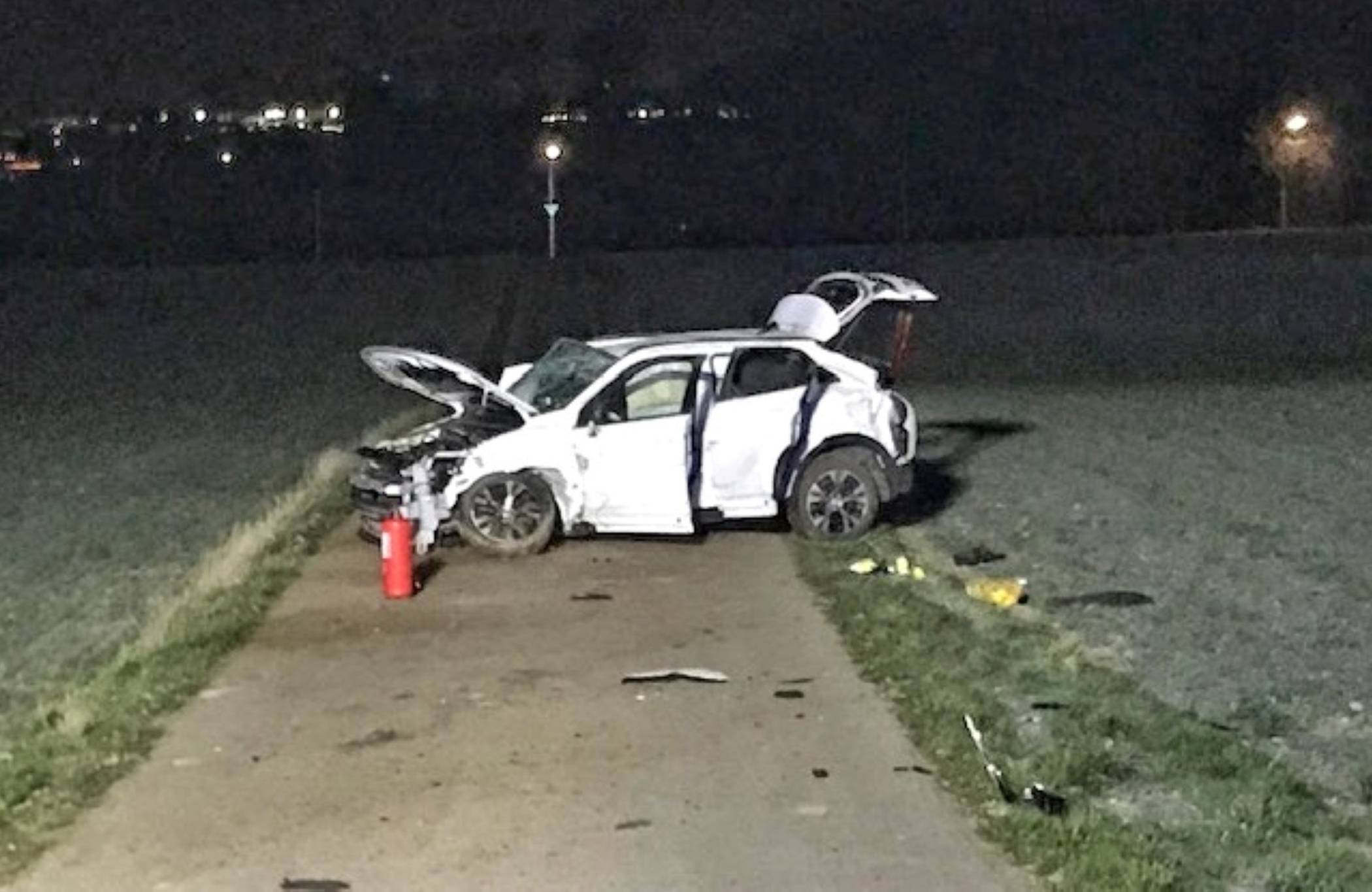  Das Unfall-Auto. 