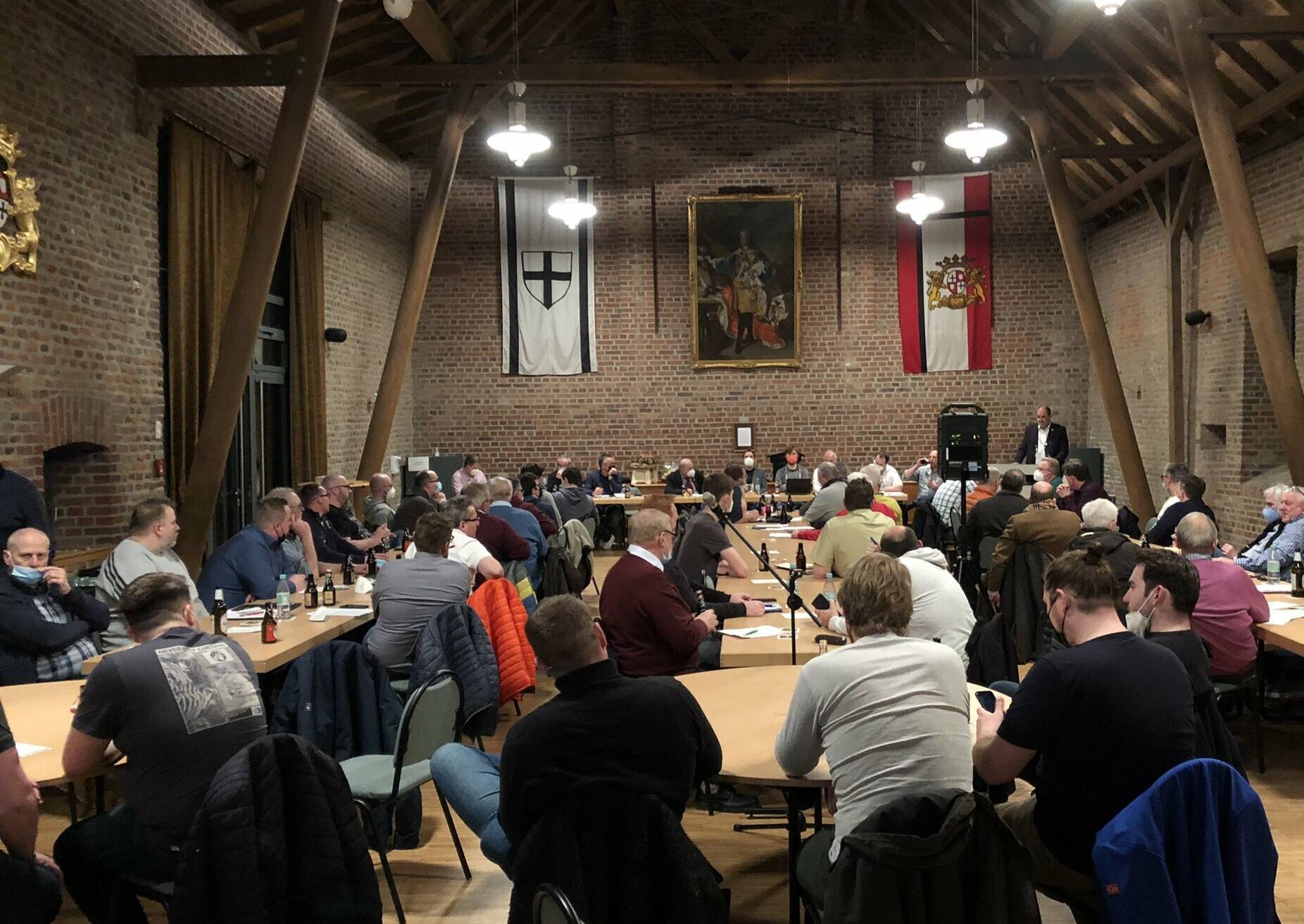  Endlich mal wieder eine Delegiertenversammlung der Kirmesgesellschaft Elsen-Fürth in Präsenz.  