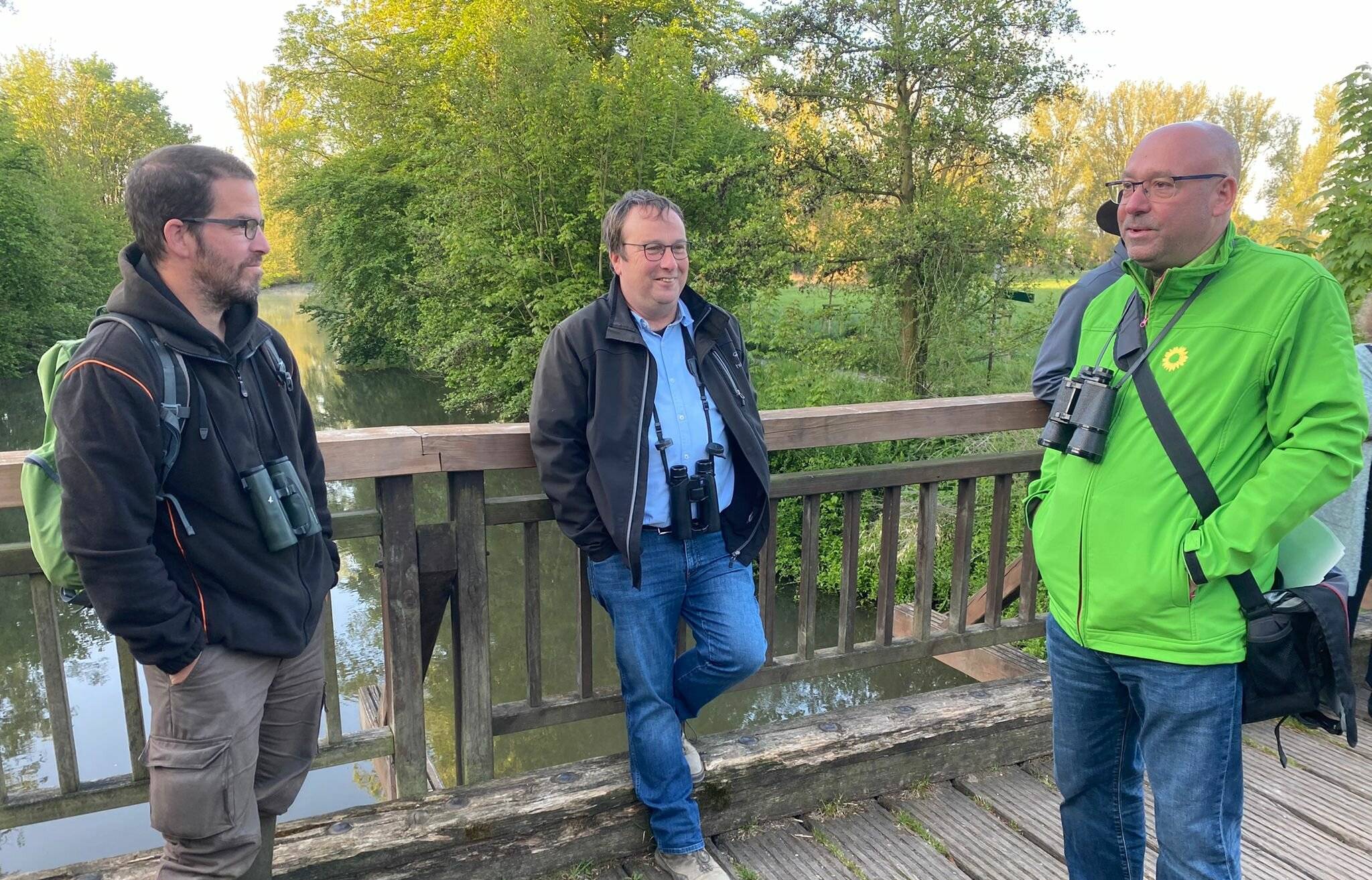  Dirk Schimanski, Oliver Krischer und Oliver Tillmanns (von rechts). 