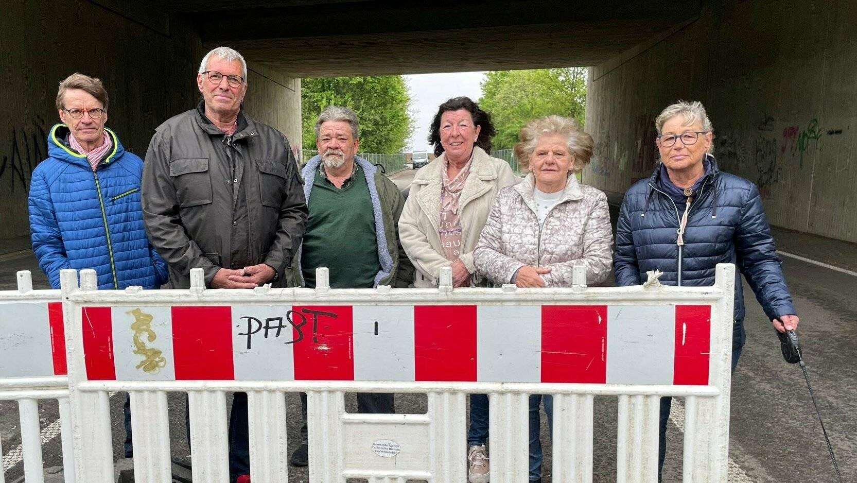 Dass die Holzer Straße als Rennstrecke