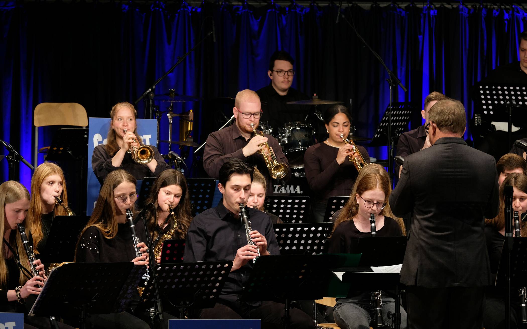  Das Wochenende steht ganz im Zeichen der Musik: Big Band und Concert Band des Gymnasiums geben zum 20. Geburtstag zwei Konzerte.  