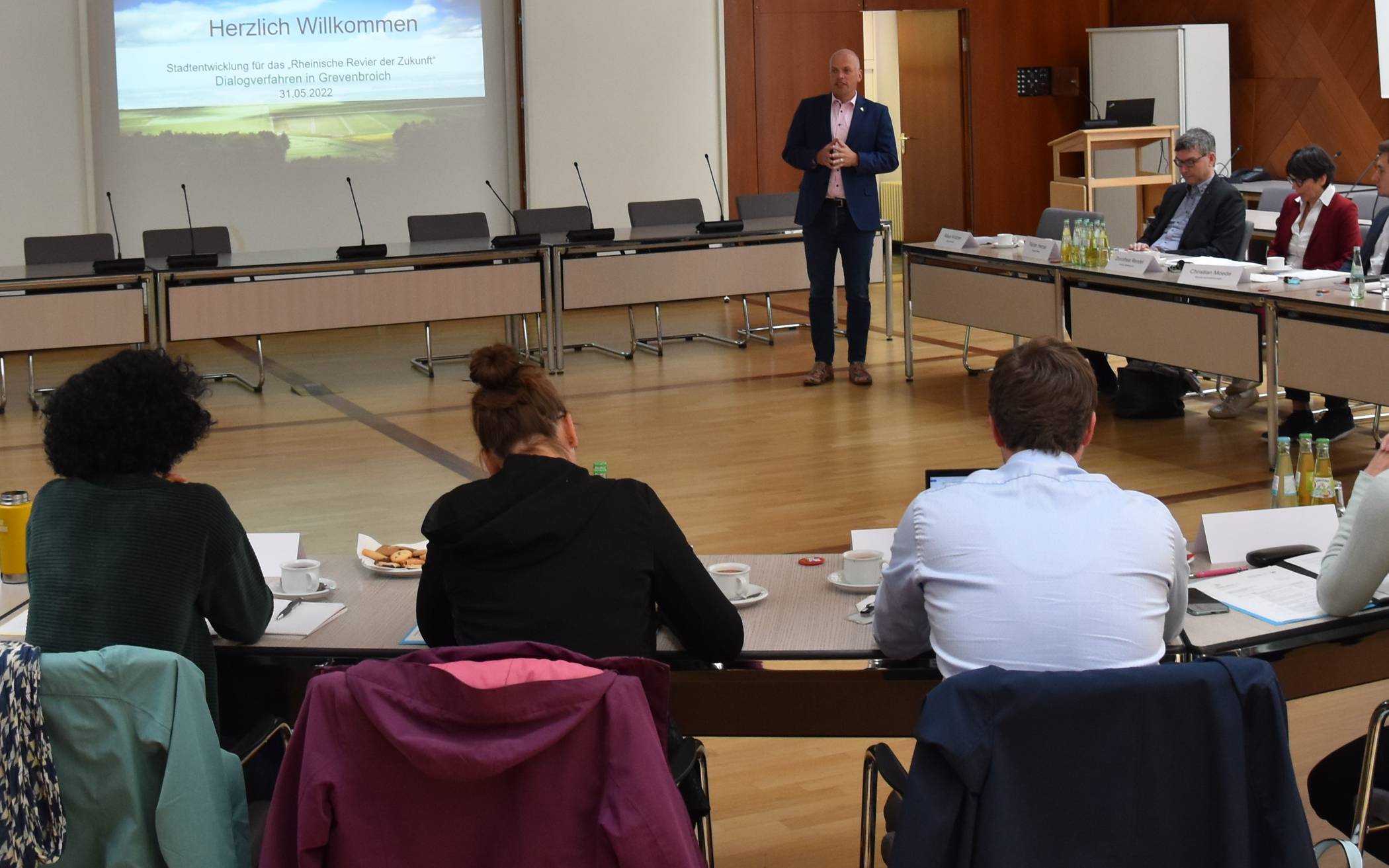  Bürgermeister Krützen lud zum Austausch über Strukturwandel.  Foto: SGV.  