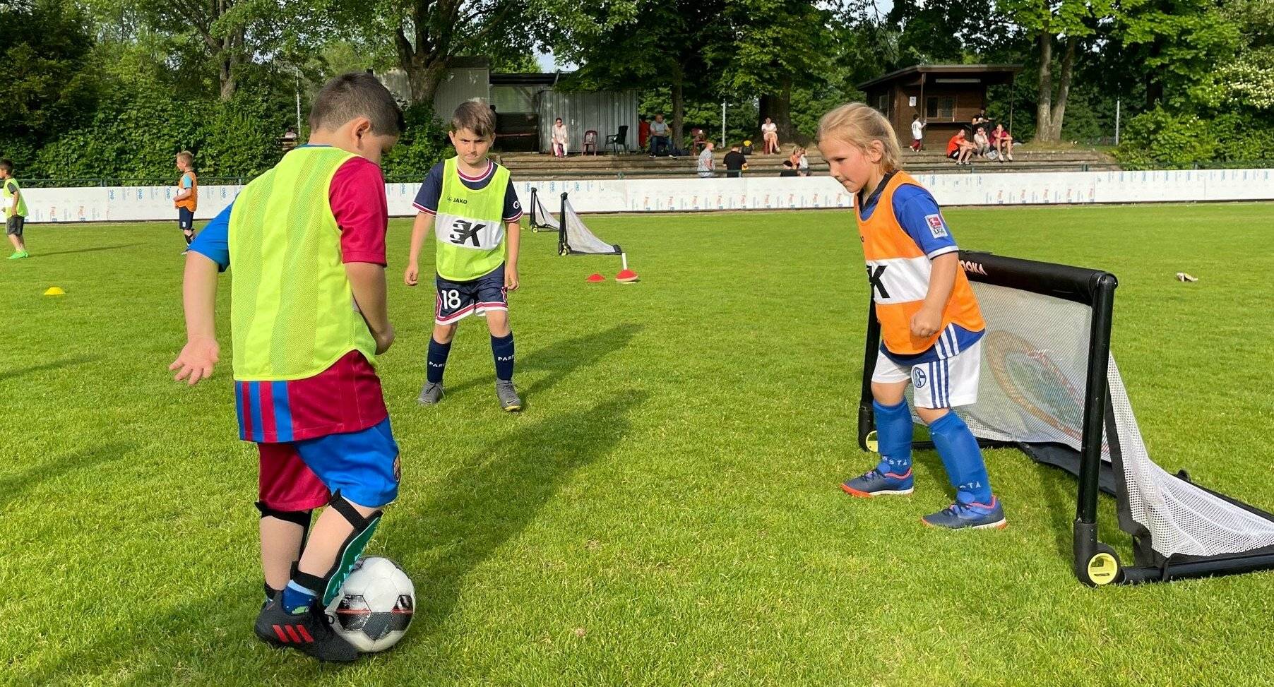 Zunächst ungewohnt, aber die Kids freunden