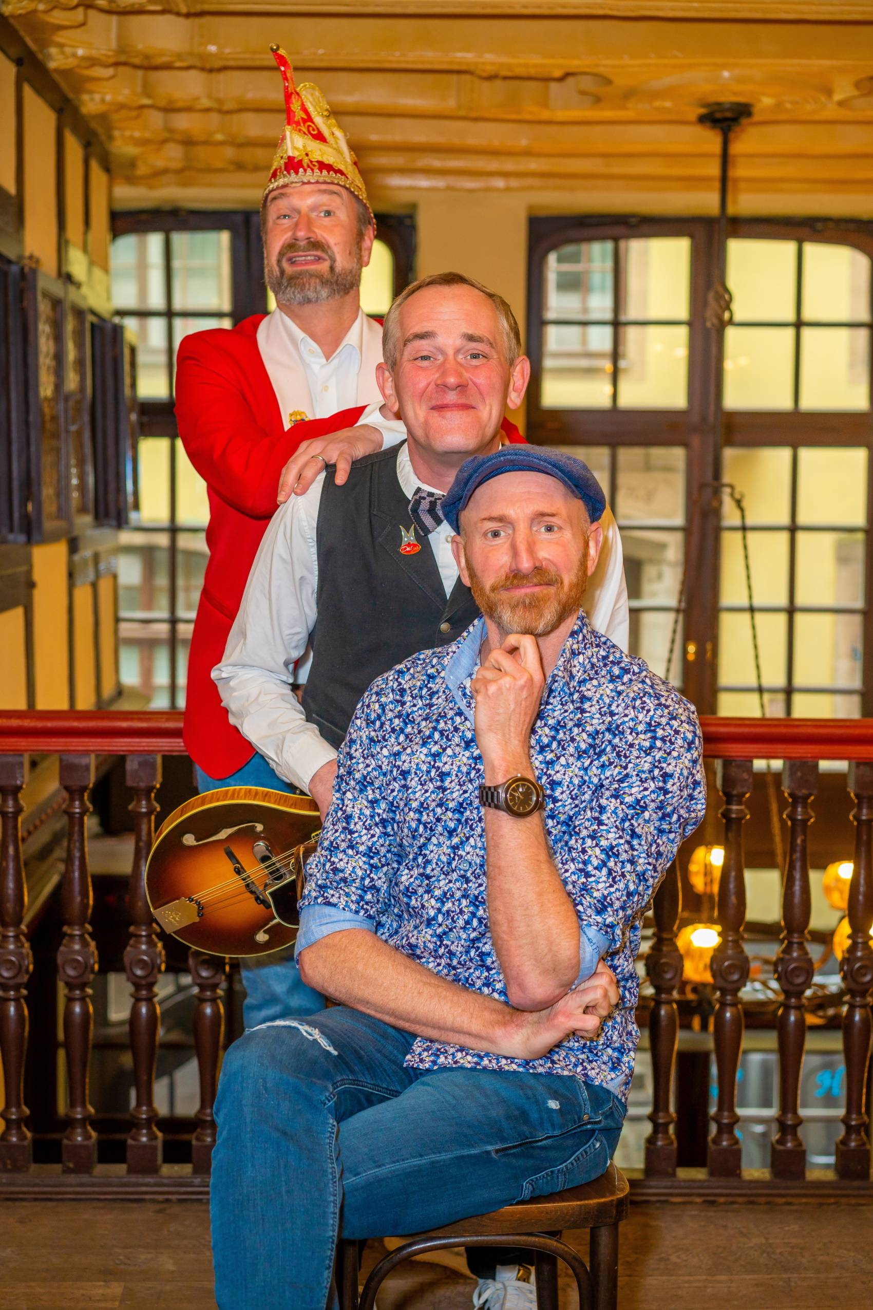  „Herrengedeck“ mit Volker Weininger, J. P. Weber und Martin Schopps. 