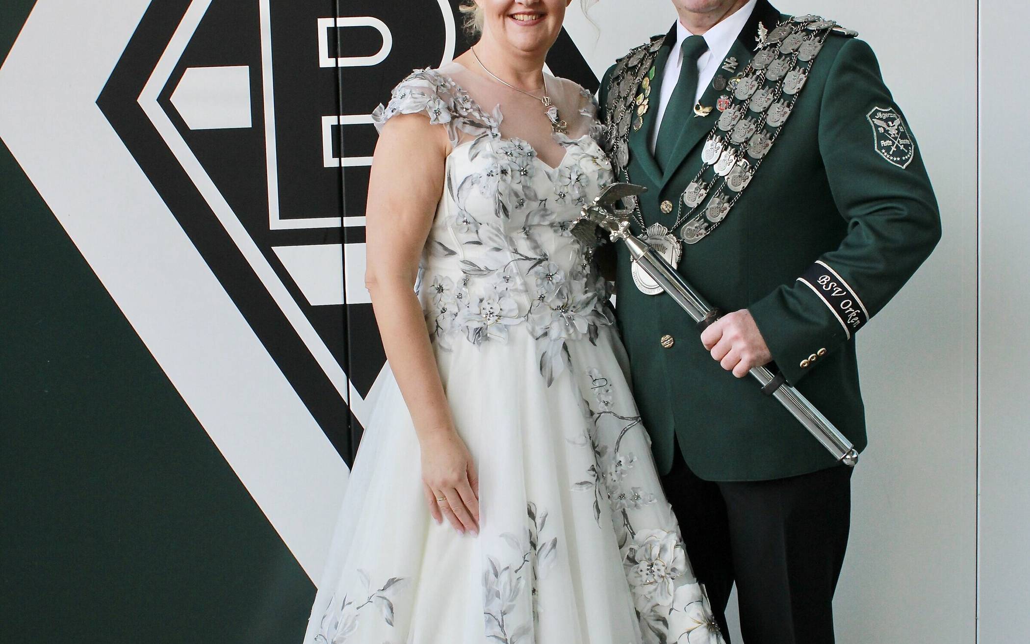  Jörg und Stephanie Zimmermann repräsentieren die Orkener Schützen seit drei Jahren. 