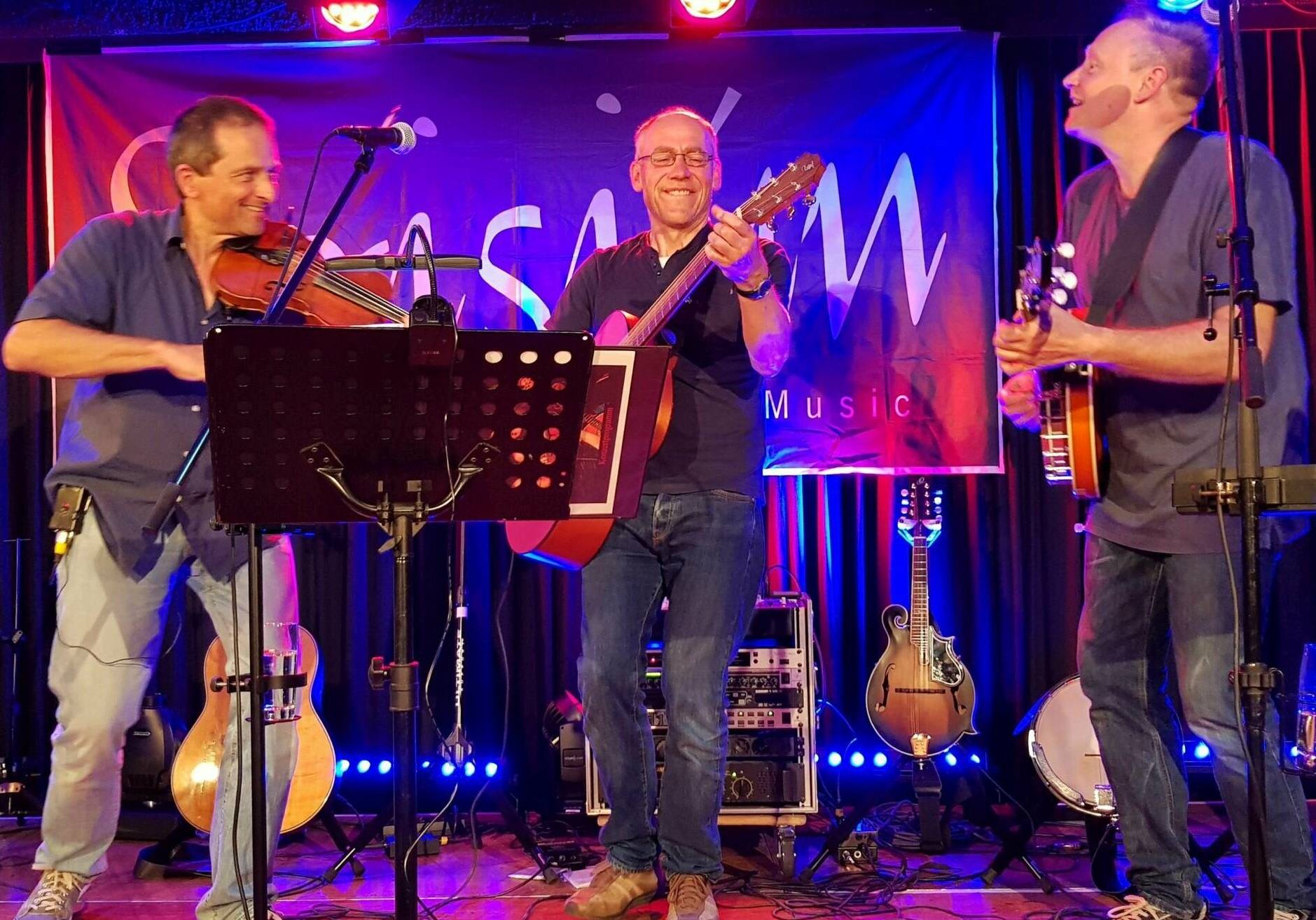  Die Band „Seisiún“ wird bei der Veranstaltung „Musik im Park“ mit irischen Klängen begeistern.  