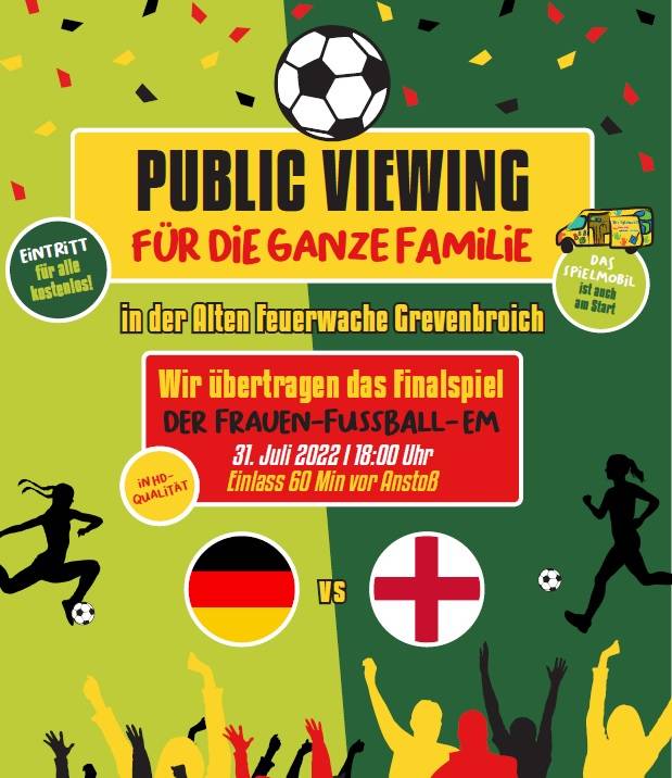 Public-Viewing in der „Alten Feuerwache“​
