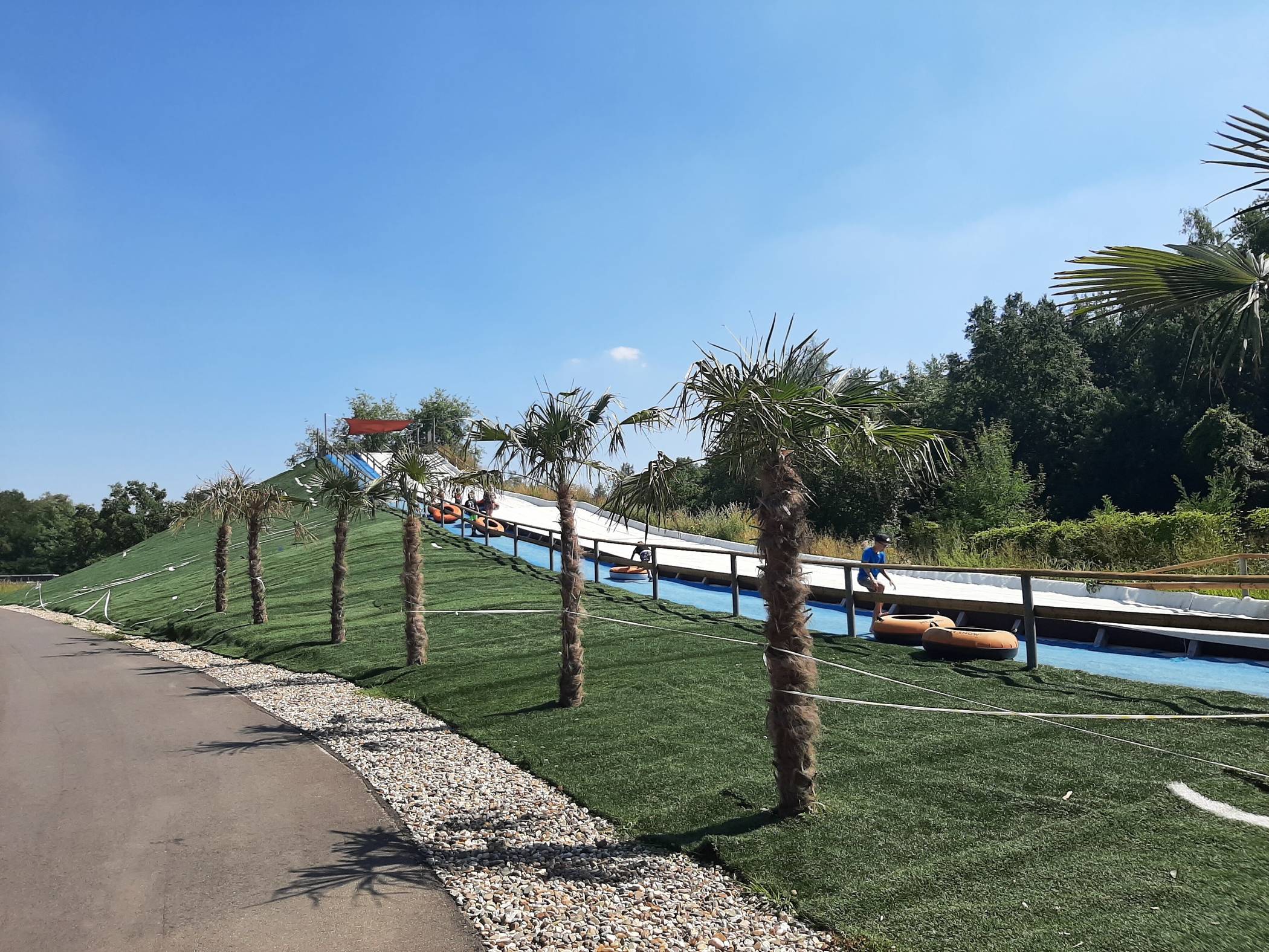  Im Freizeitpark „Bobbolandia“ konnten die Kids sich bei bestem Wetter richtig austoben. 