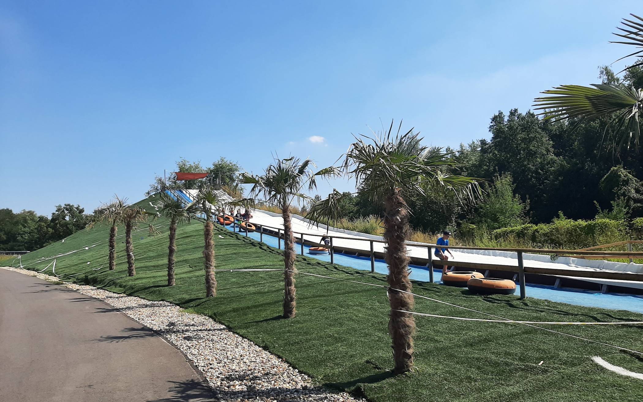  Im Freizeitpark „Bobbolandia“ konnten die Kids sich bei bestem Wetter richtig austoben. 