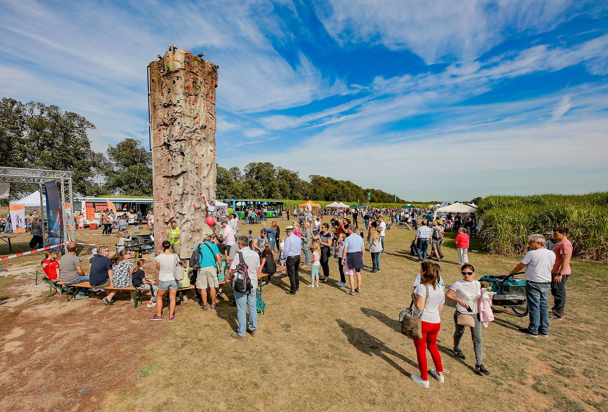 Bis zu 20 000 Besucher werden beim neunten Familienfest des Rhein-Kreises erwartet. 