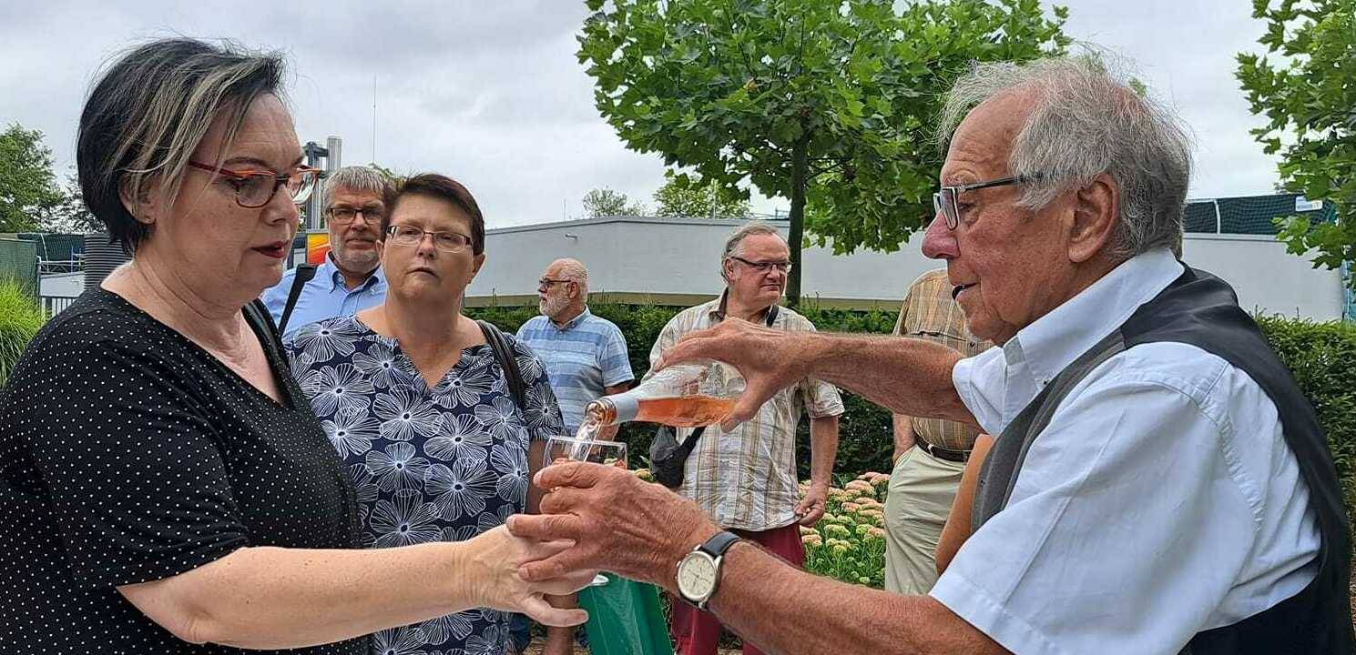 Ein Gläschen Sekt gehört dazu...