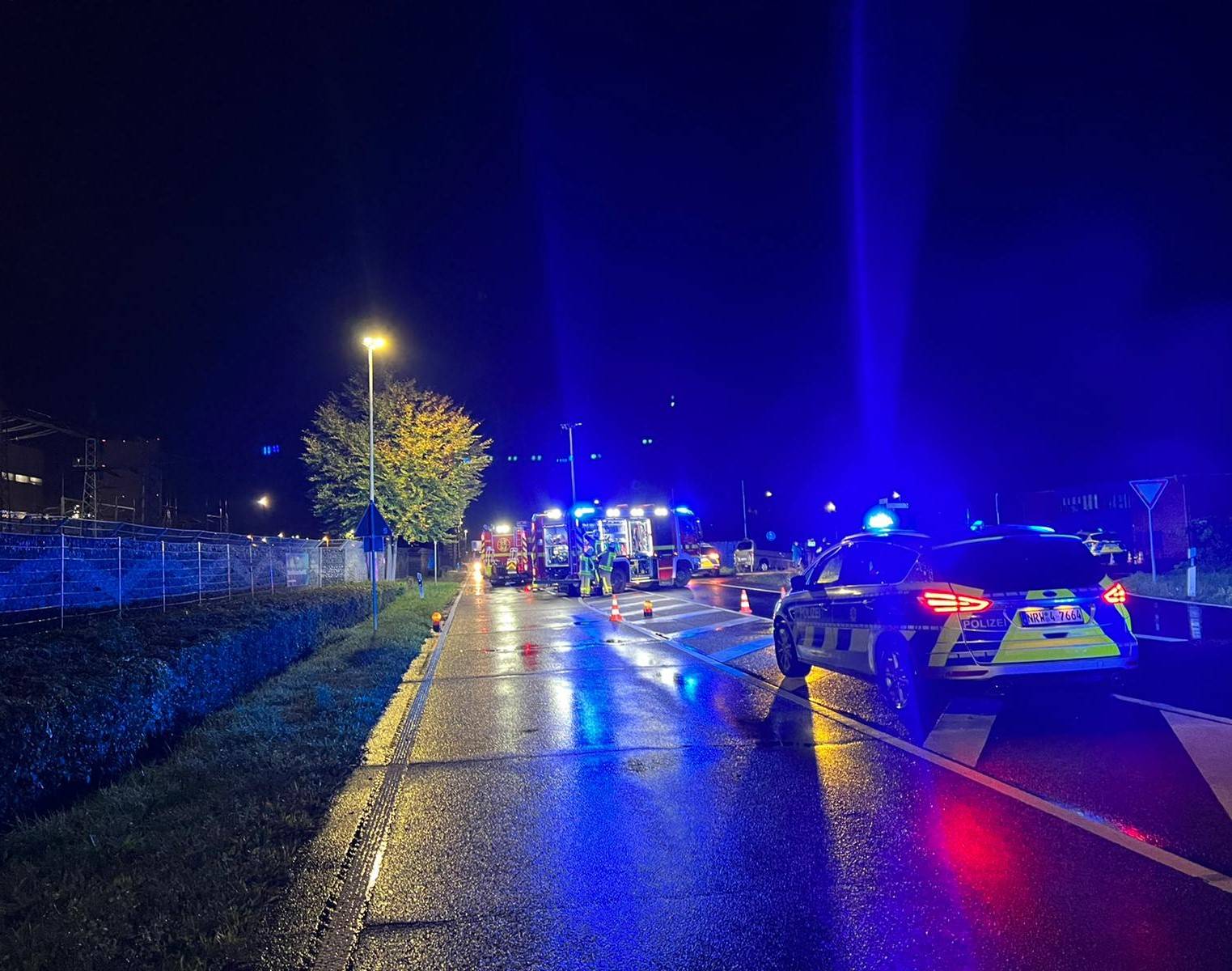 Unfall bei Neurath fordert zwei Verletzte
