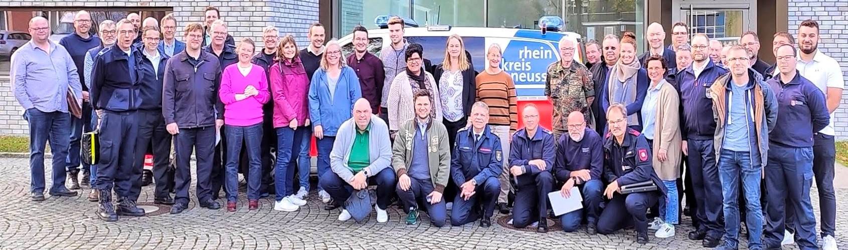 An der Katastrophenschutzübung in Münster nahmen