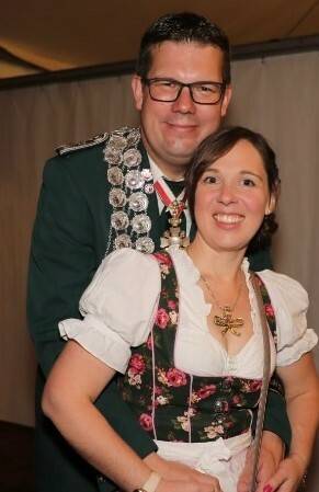  Königspaar Daniel und Carmen Tockhorn. 