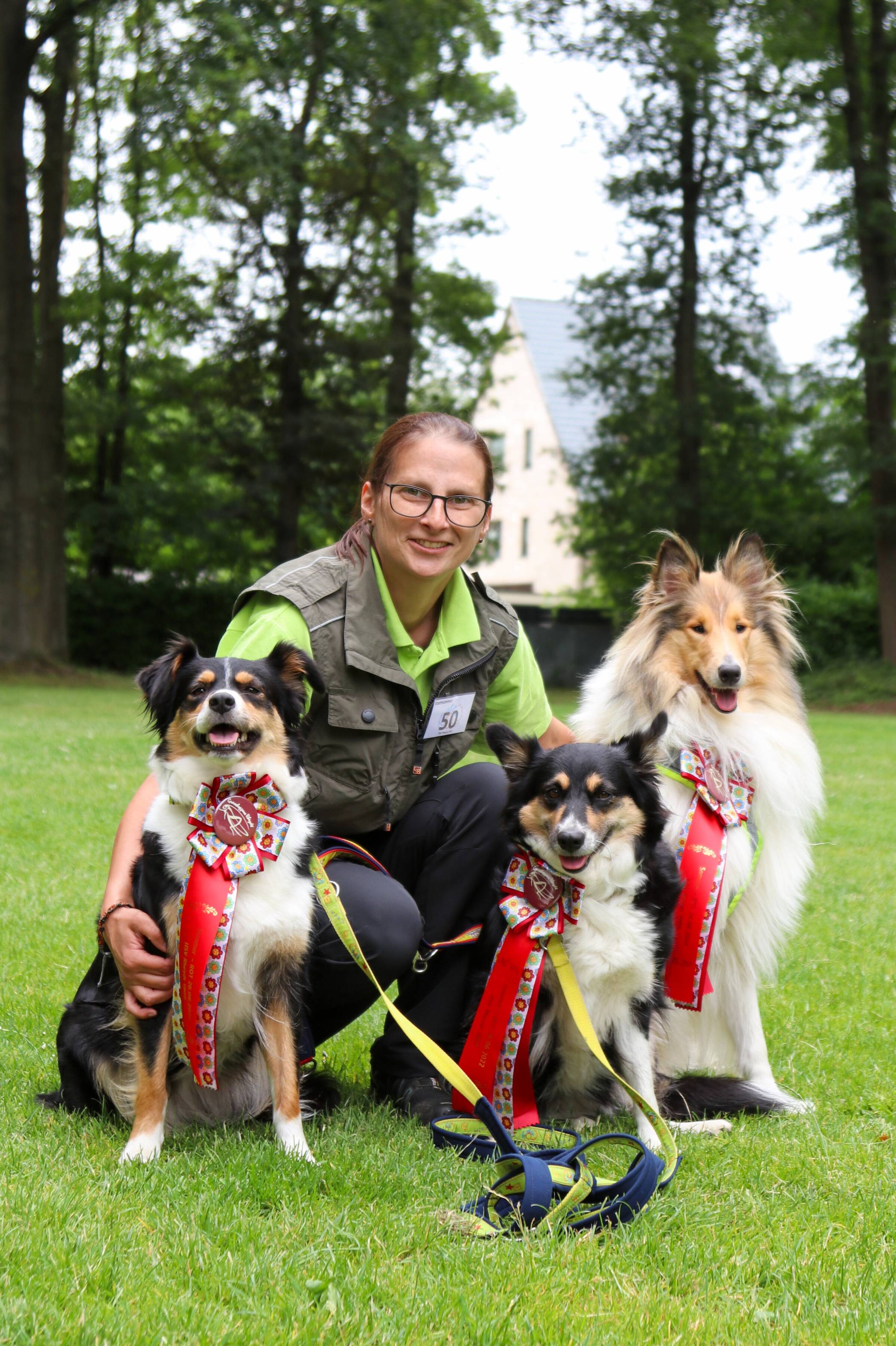  Nina Koch kann sich ein Leben ohne Hunde gar nicht mehr vorstellen. 
