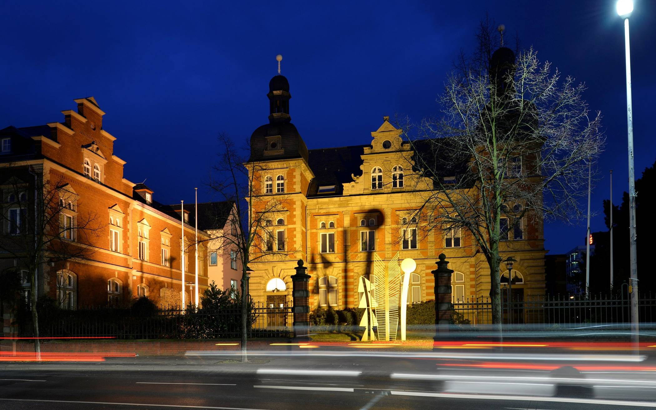 Im Bereich Kreishaus/Ständehaus wurde gestern ein