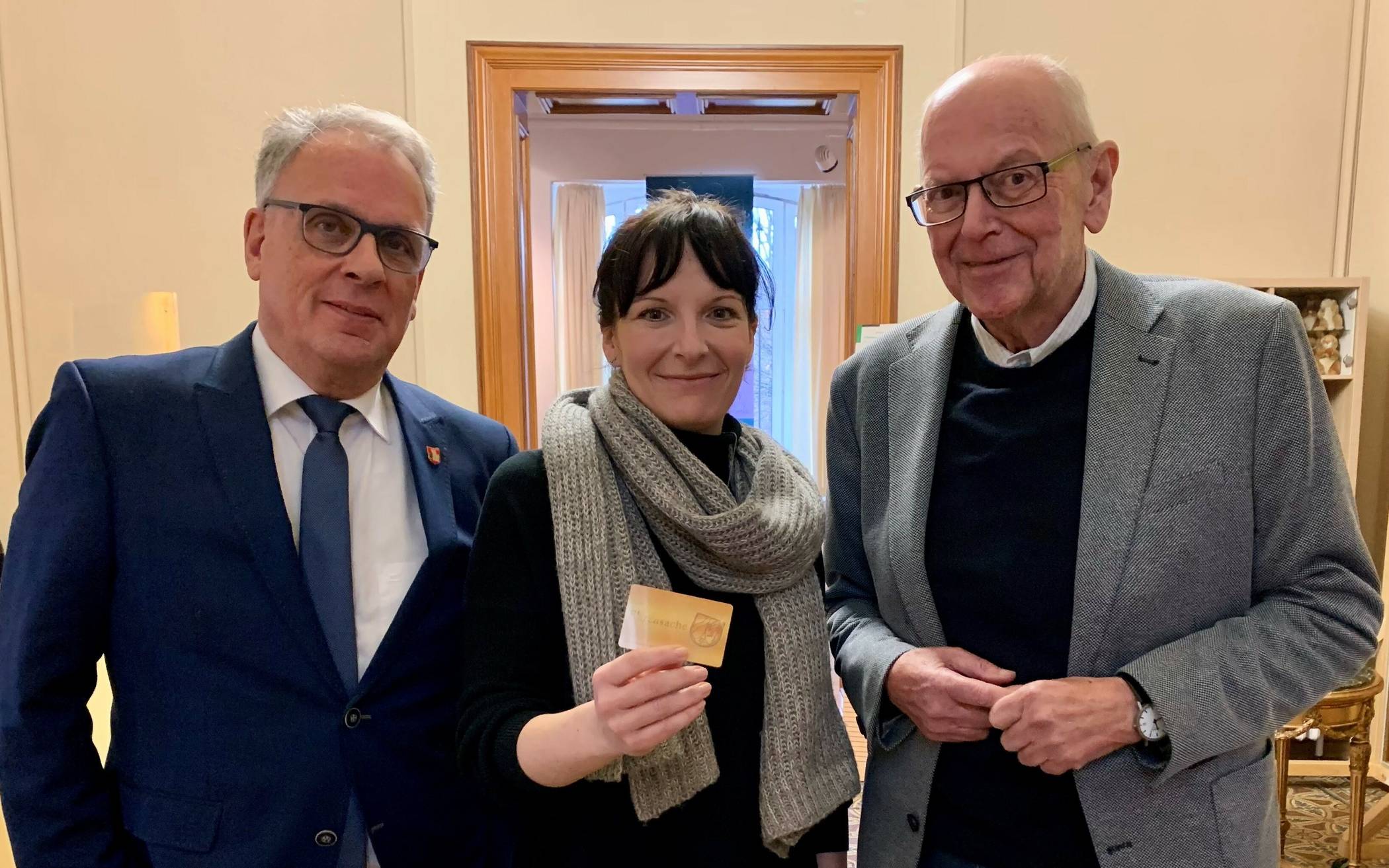  Peter Cremerius, Christina Faßbender und Edmund Feuster (von links). 