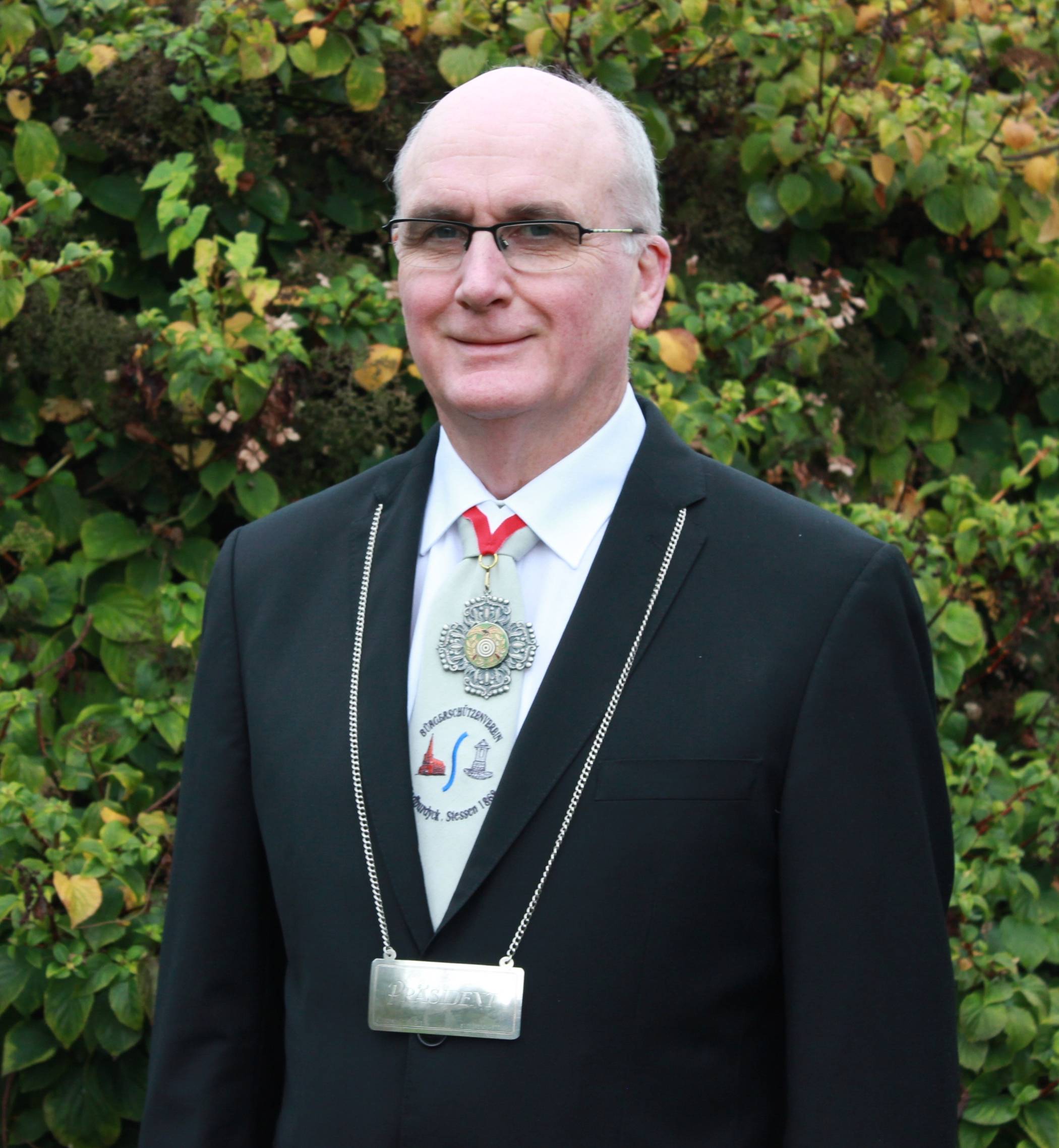  Stefan Justen, Präsident des Bürgerschützenvereins Bedburdyck und Stessen. 
