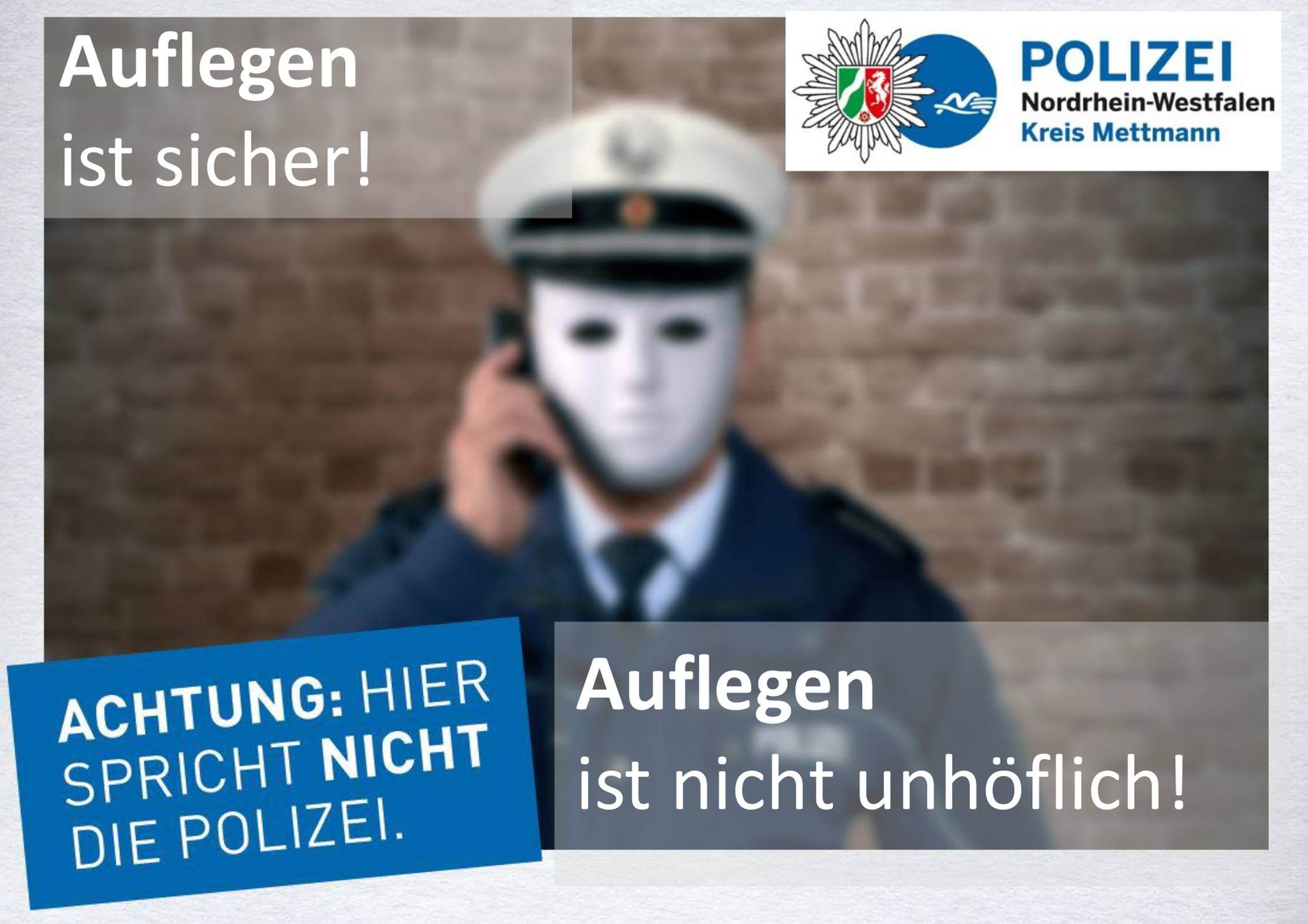 Betrüger mit Masche des falschen Polizeibeamten erfolgreich