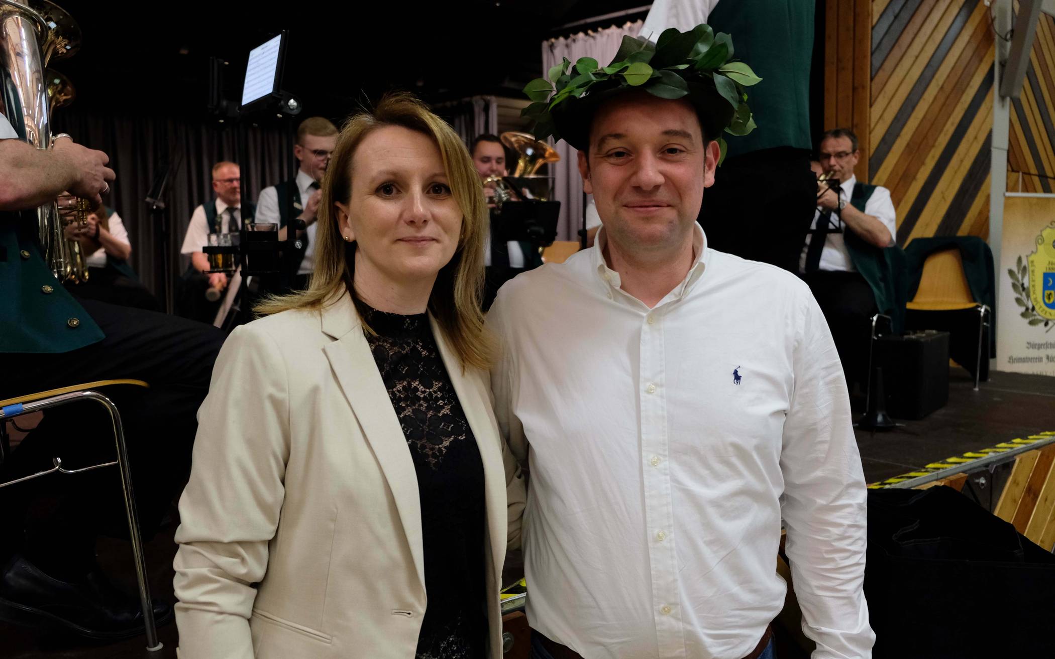 Kronprinzenpaar Jüchen Jens und Jacqueline Reipen.