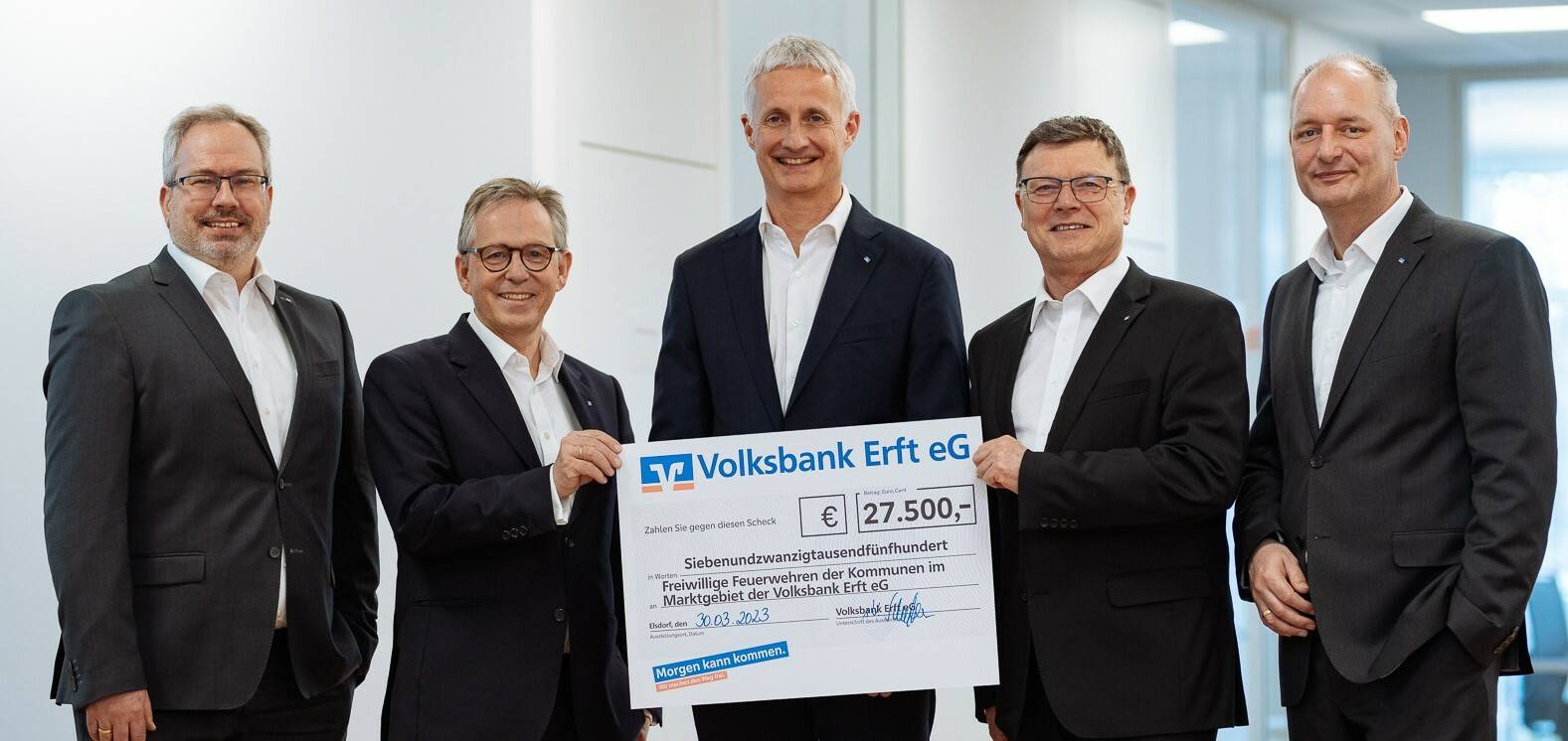 Die „Volksbank Erft“ fördert aktiv das