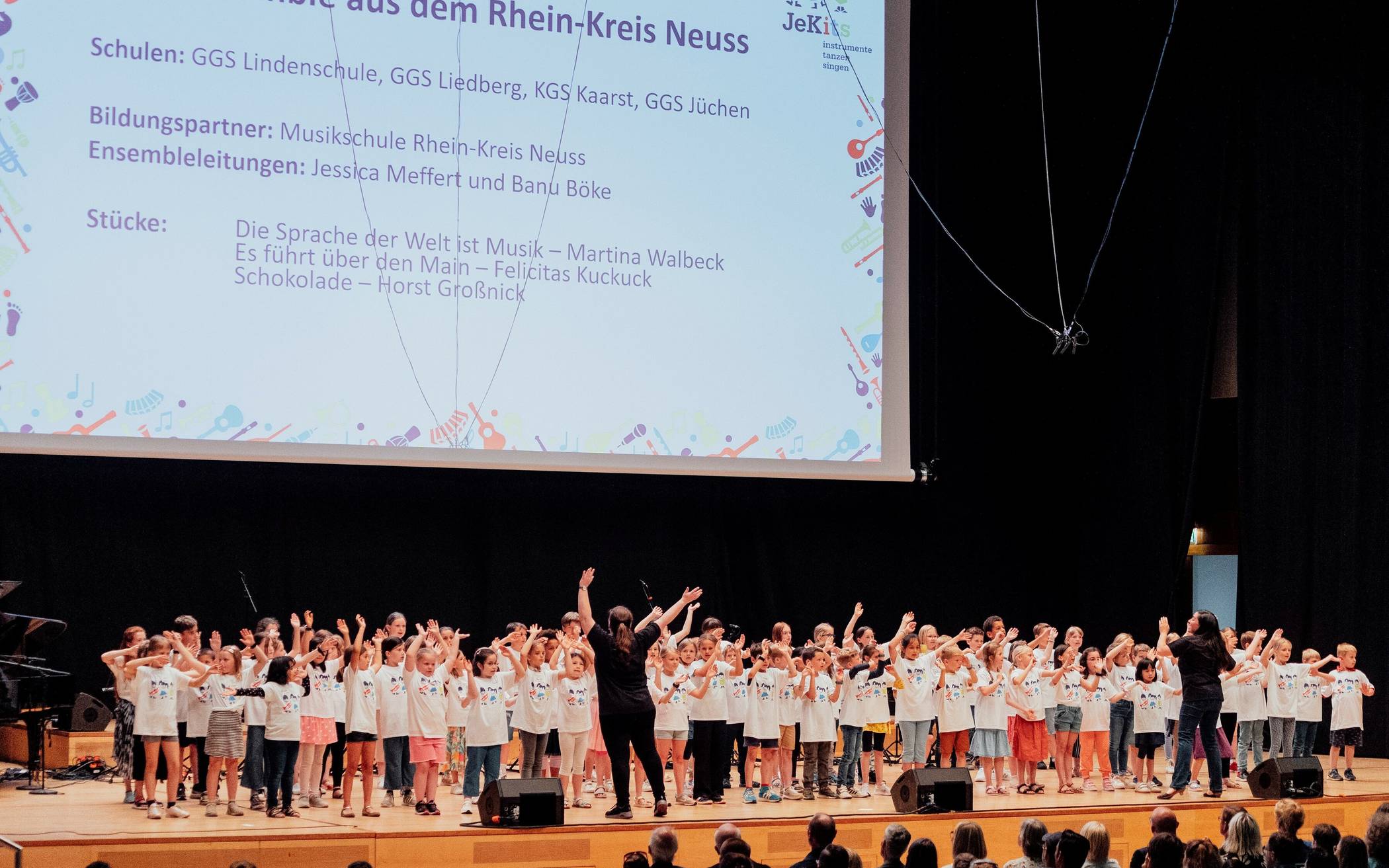 Die Schülerinnen und Schüler aus dem