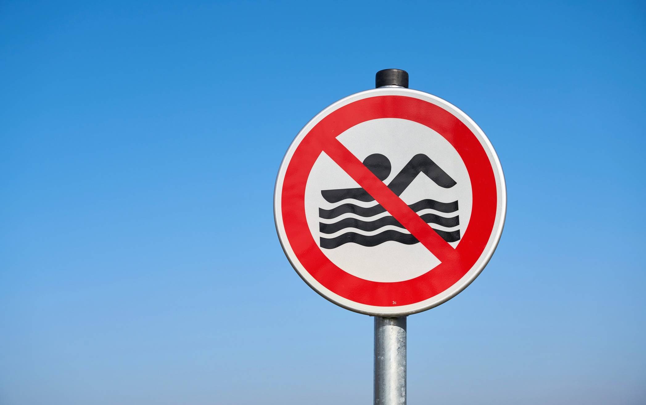 Baden verboten: Das Umweltamt des Kreises