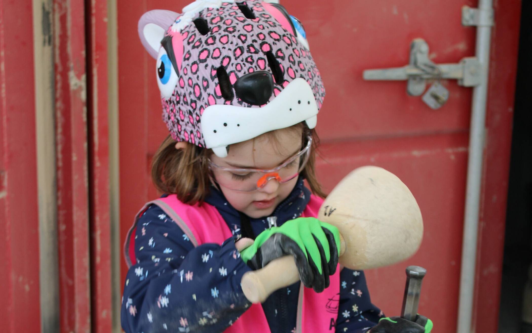 KiTa-Kids besuchten Baustelle