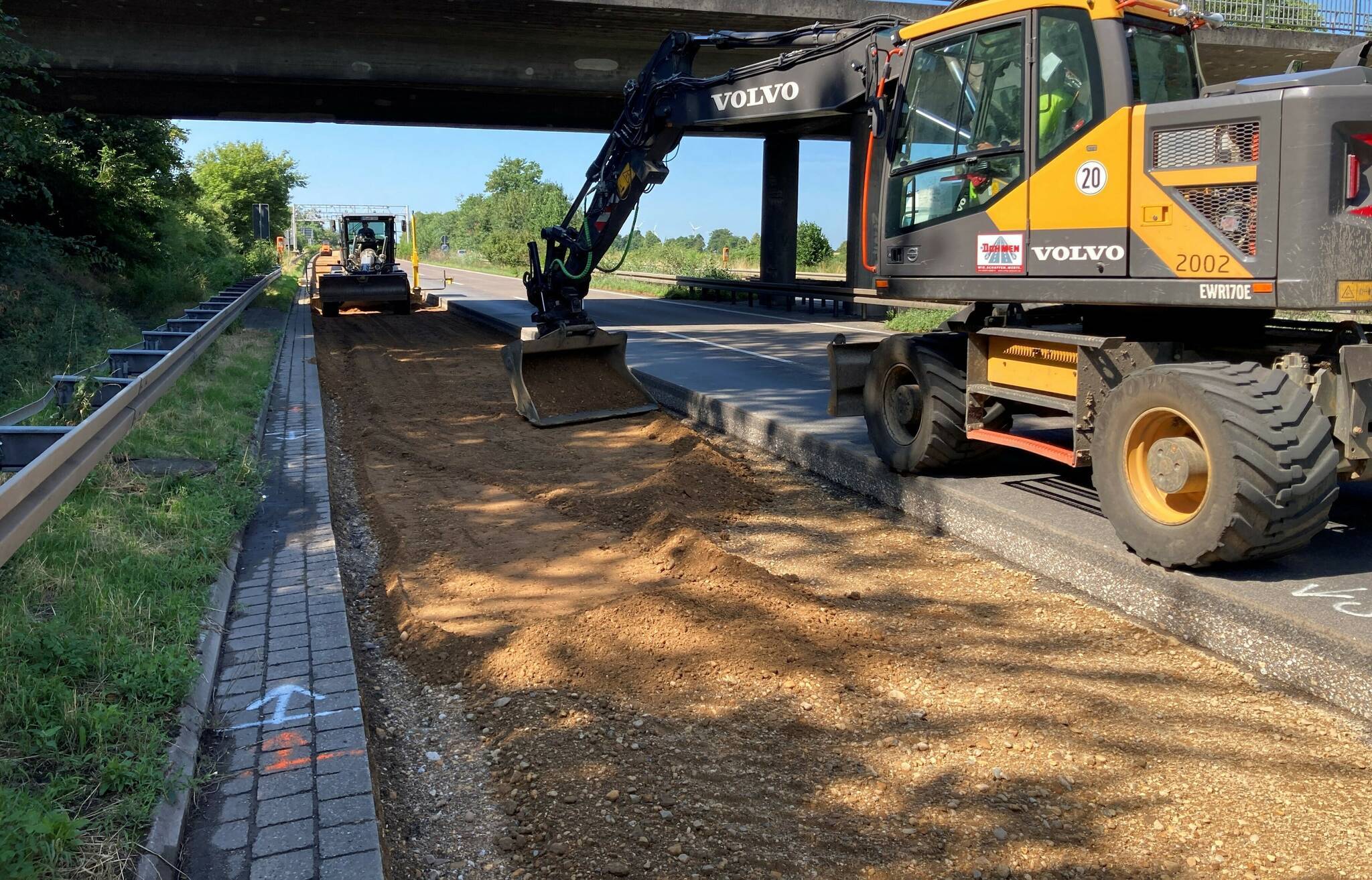 Die Arbeiten auf der A 46