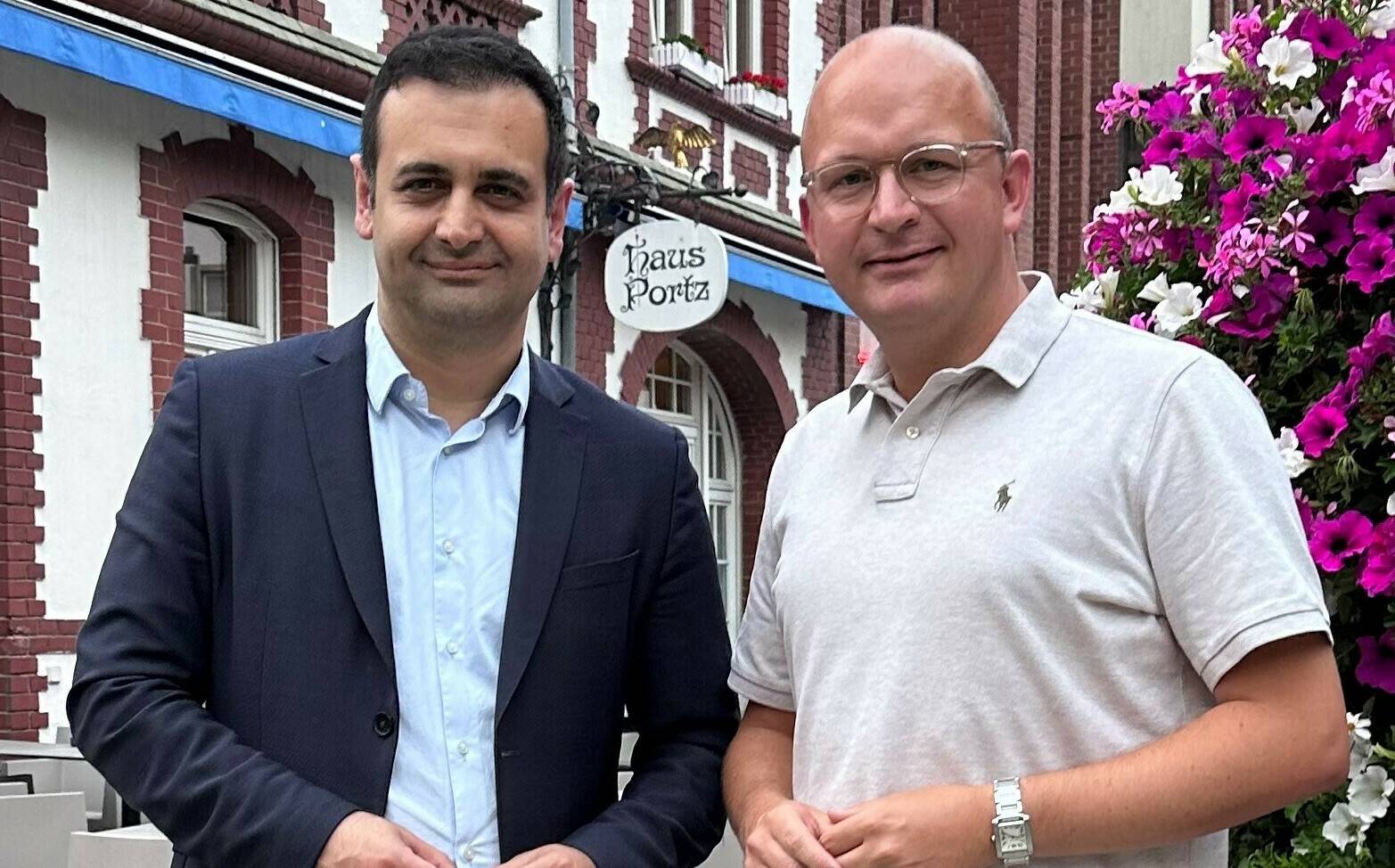 Bijan Djir-Sarai und Markus Schumacher.&#x21e5;Foto: FDP