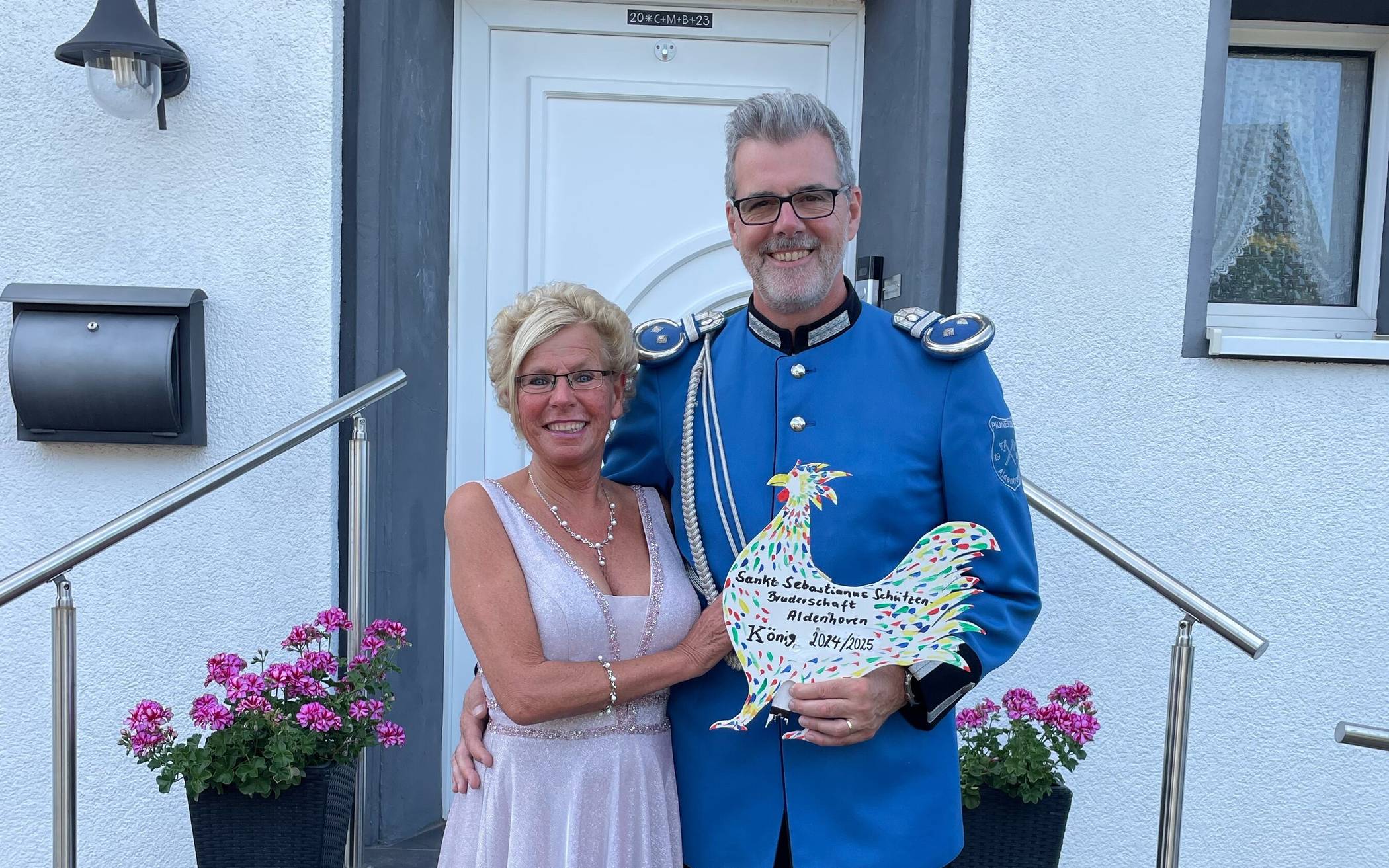 Jochen und Petra Daumen sind das neue Kronprinzenpaar von Aldenhoven.  
