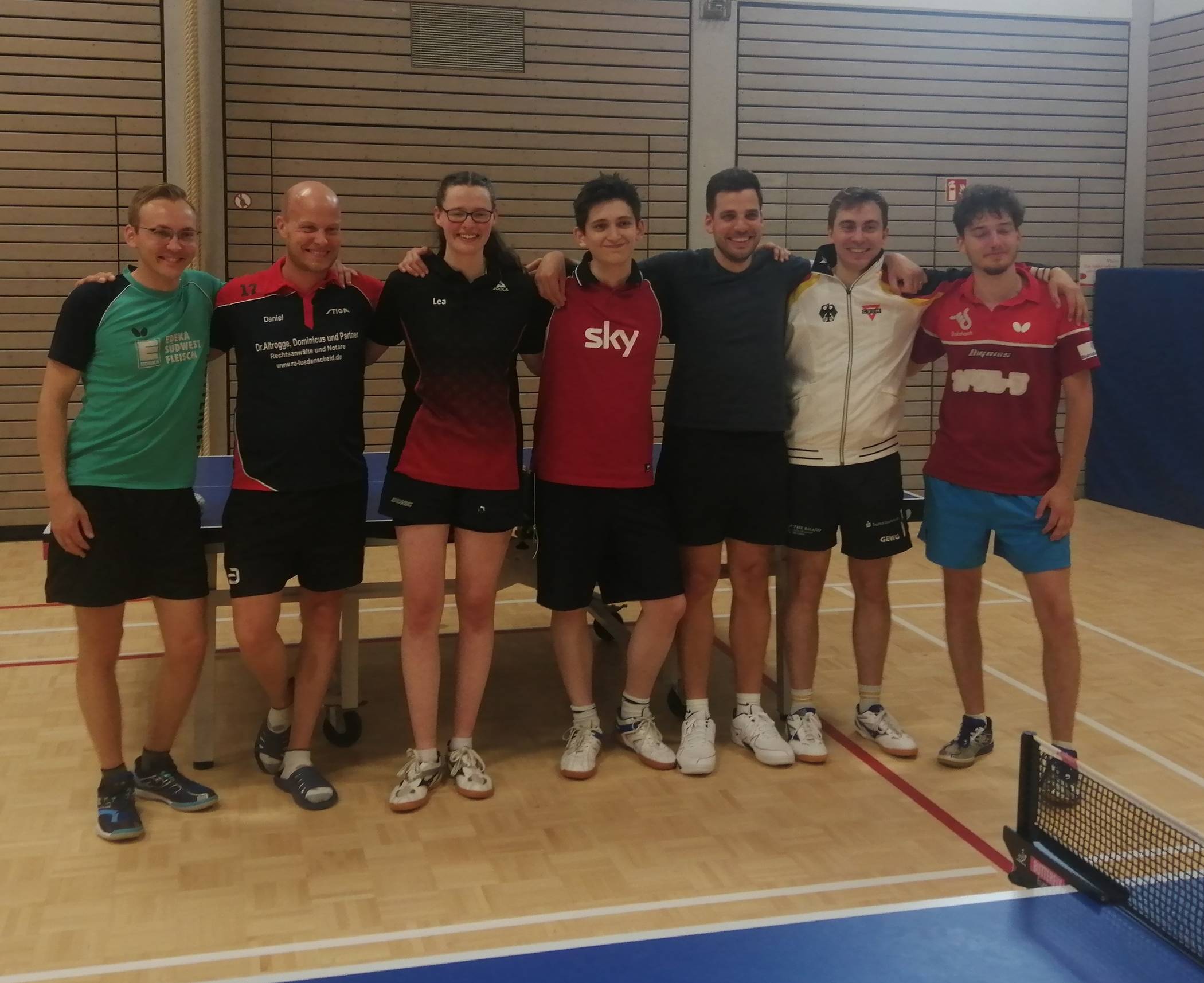  Lea Merkens trat mit der Mannschaft Oberberg-Mix an.   