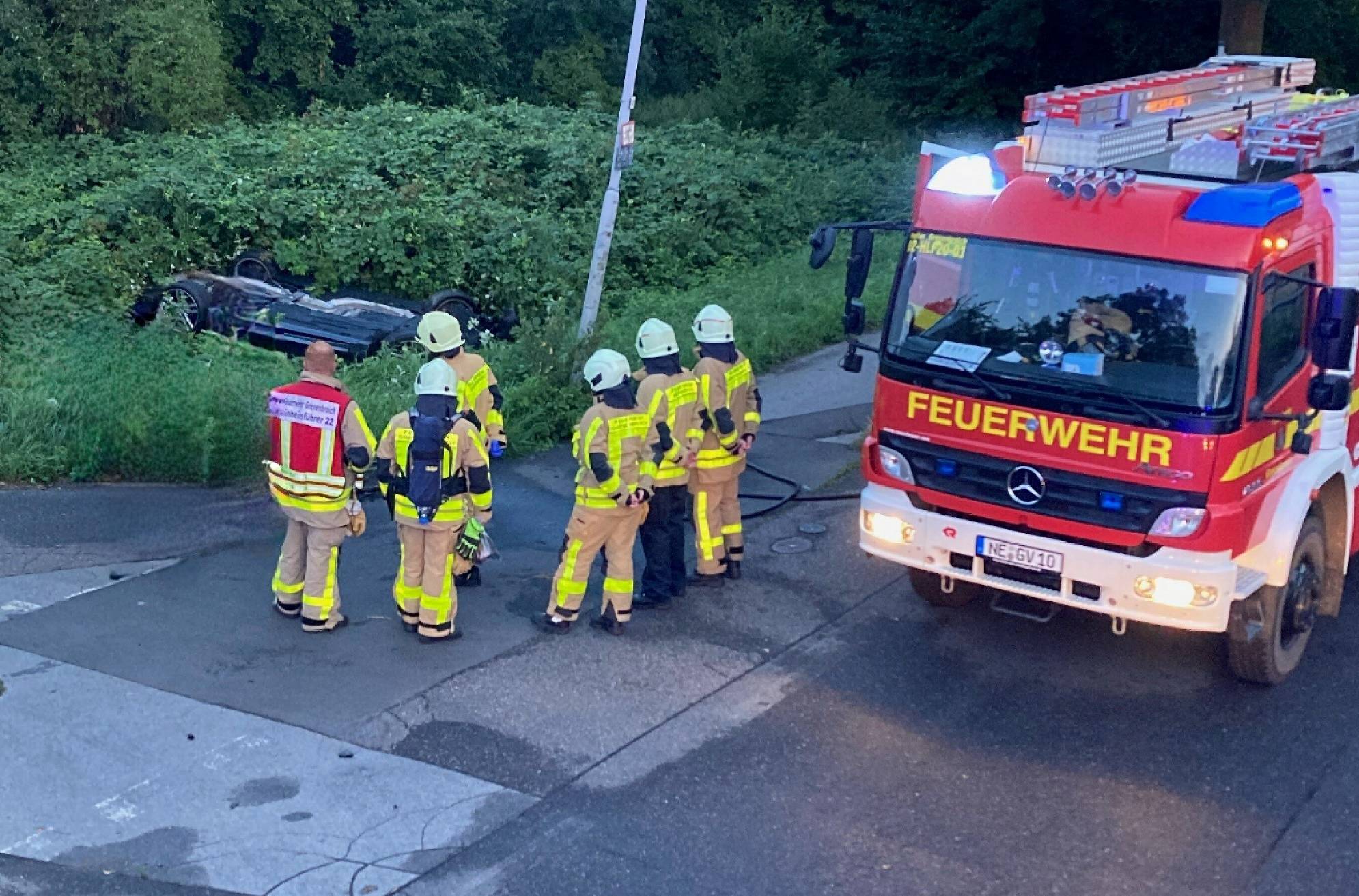 Die Feuerwehr Grevenbroich war am Montagabend