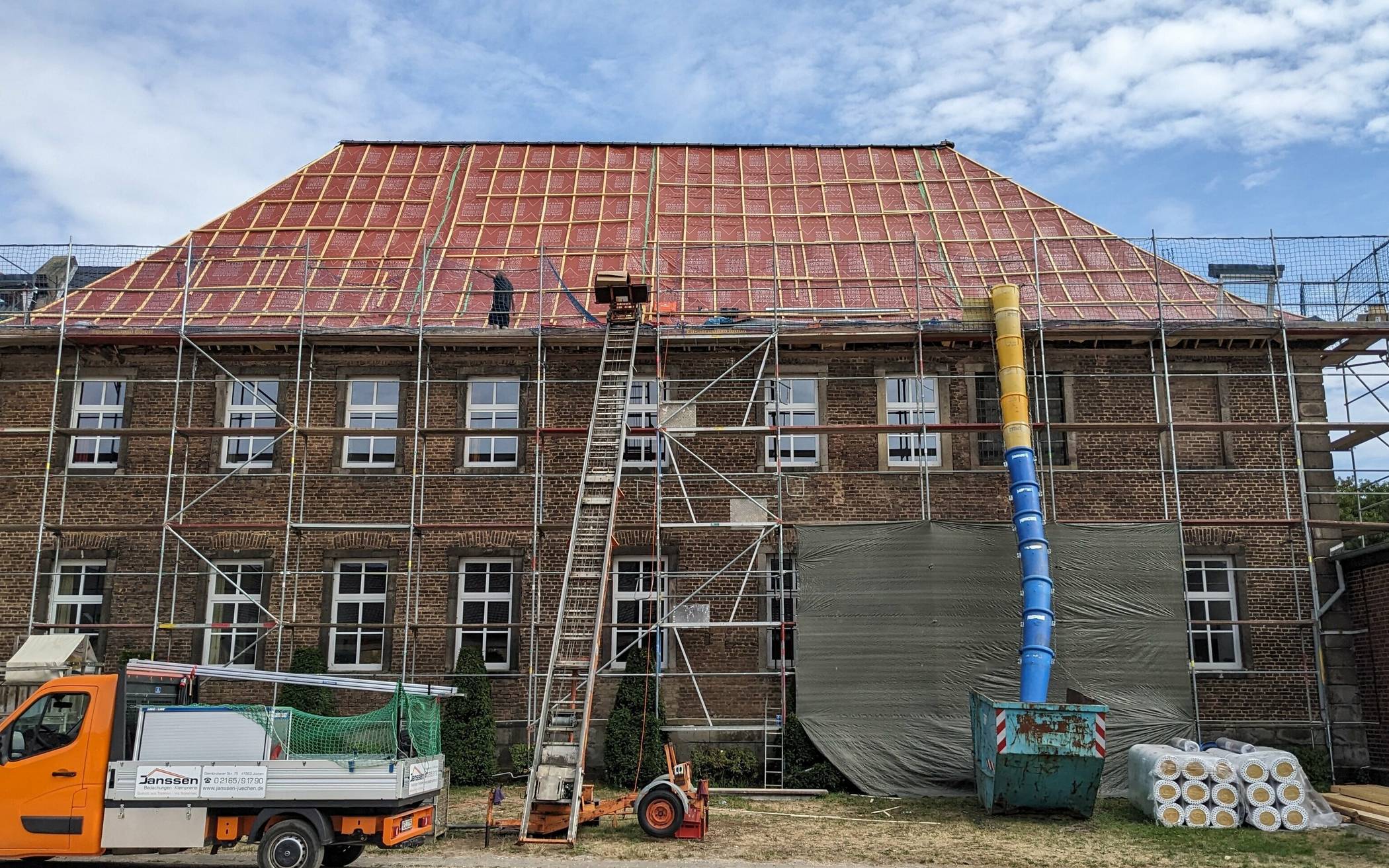 Sanierungsarbeiten im Nikolauskloster schreiten voran